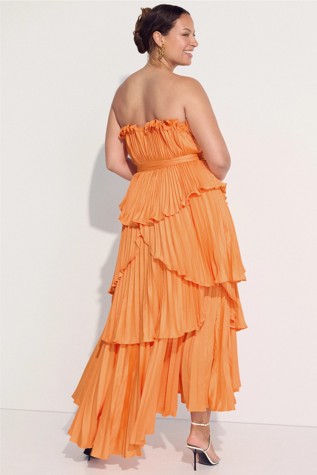 orange shell dress LSPACE