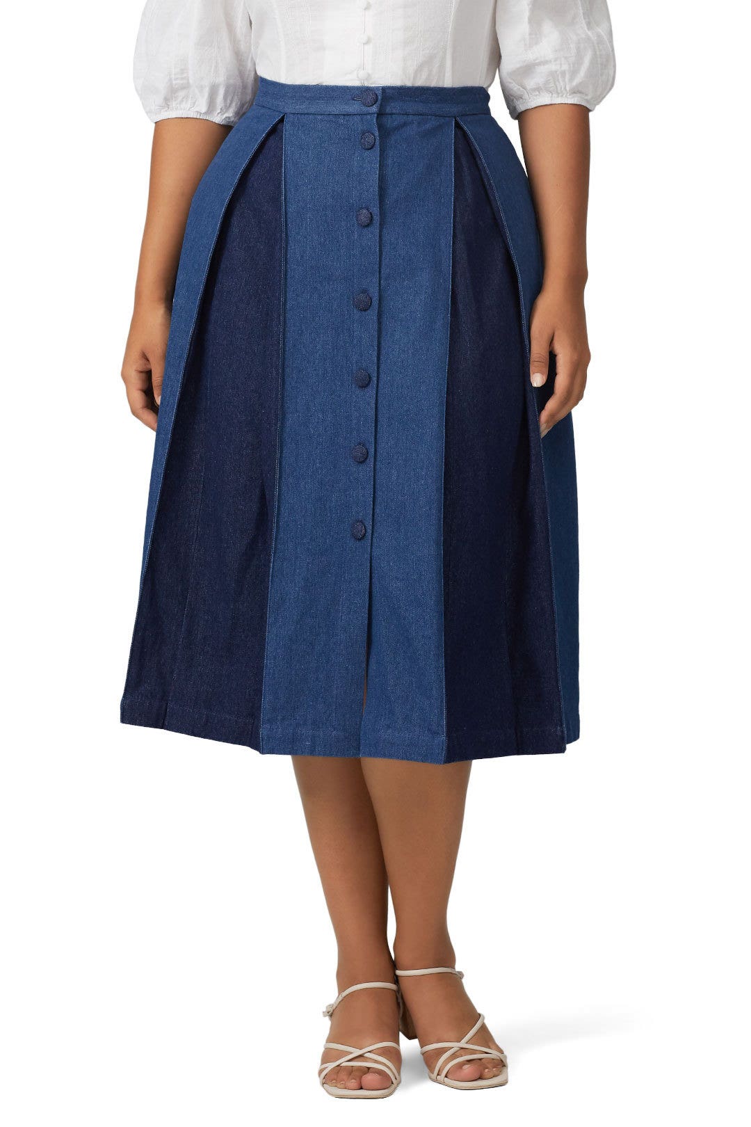 Sara Denim Skirt by Deborah Lyons 5