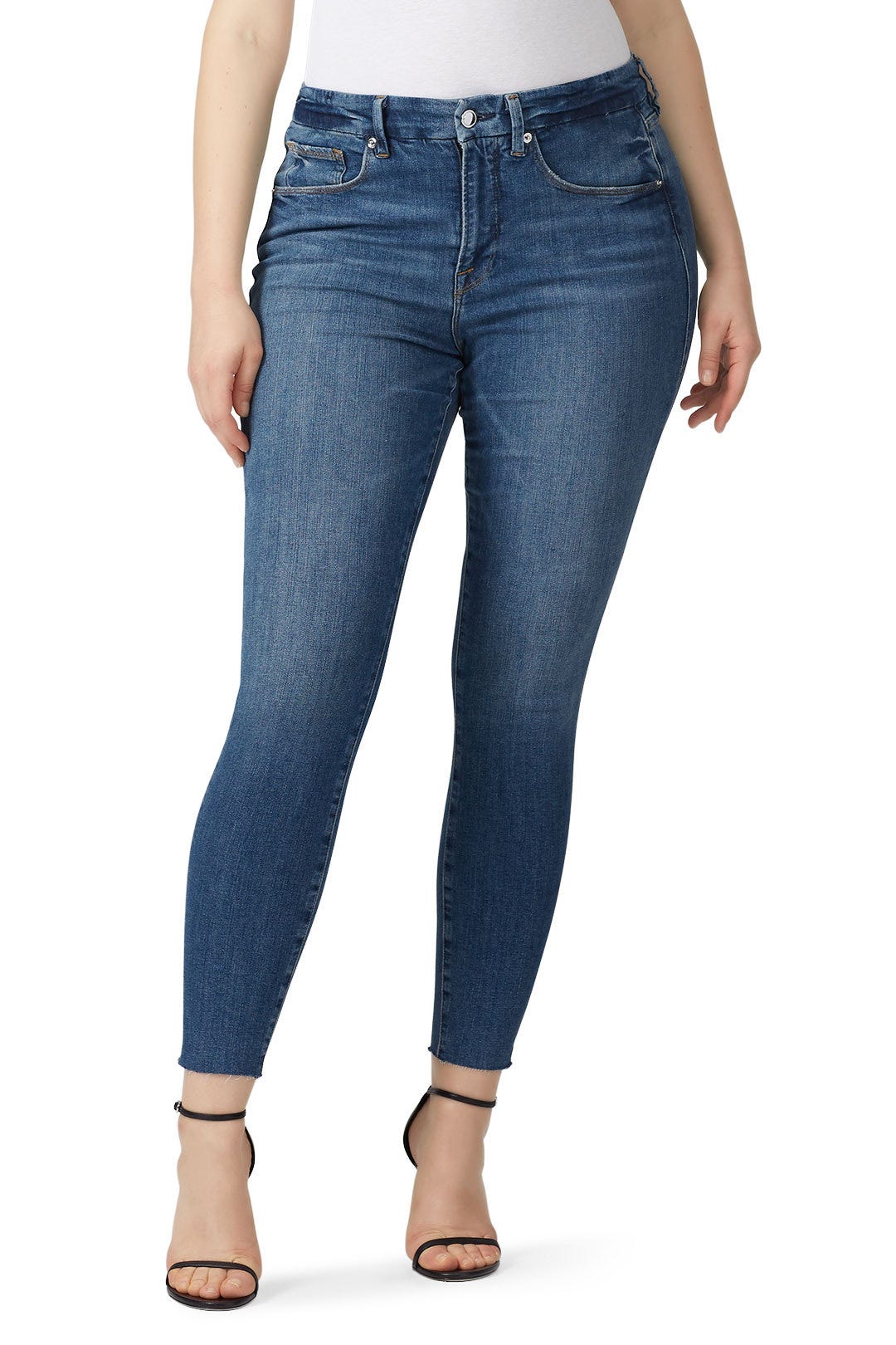 Good Legs Raw Edge Jeans by GOOD AMERICAN 5