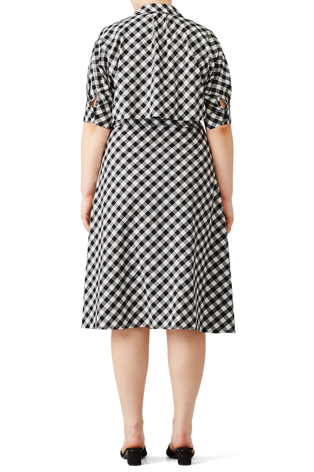 Gingham Luna Wrap Dress by Habitual 4