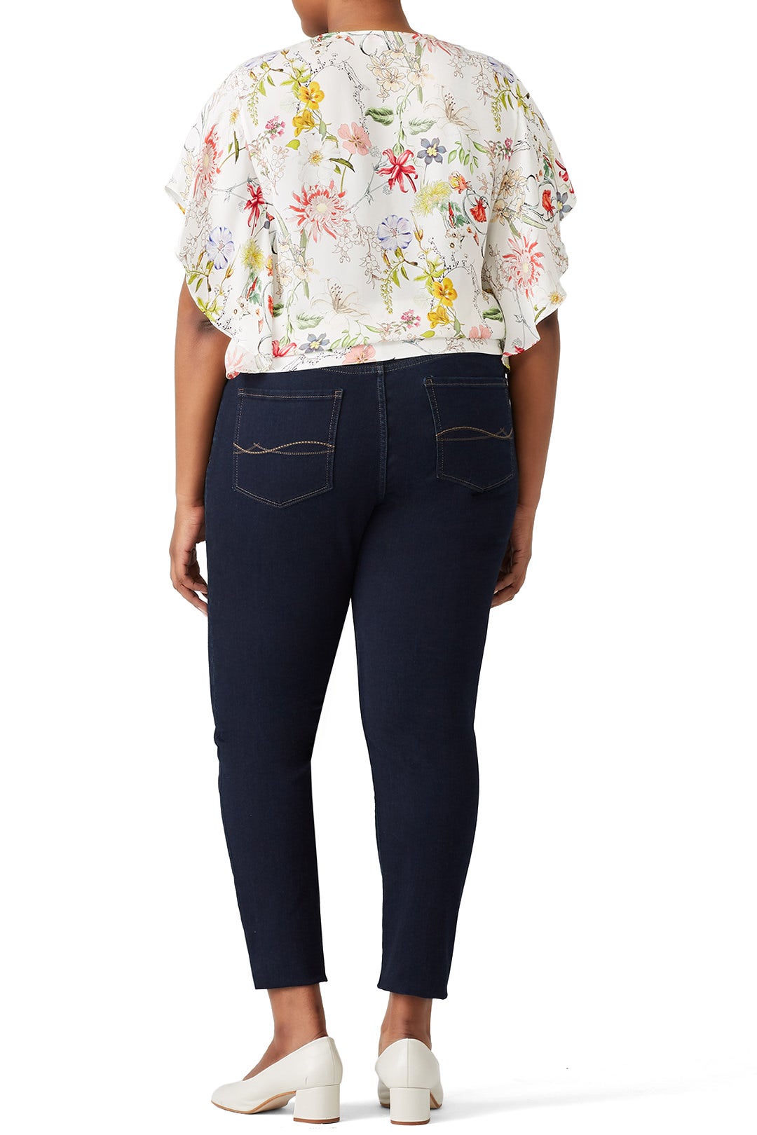 Floral Kory Faux Wrap Top by Parker 5