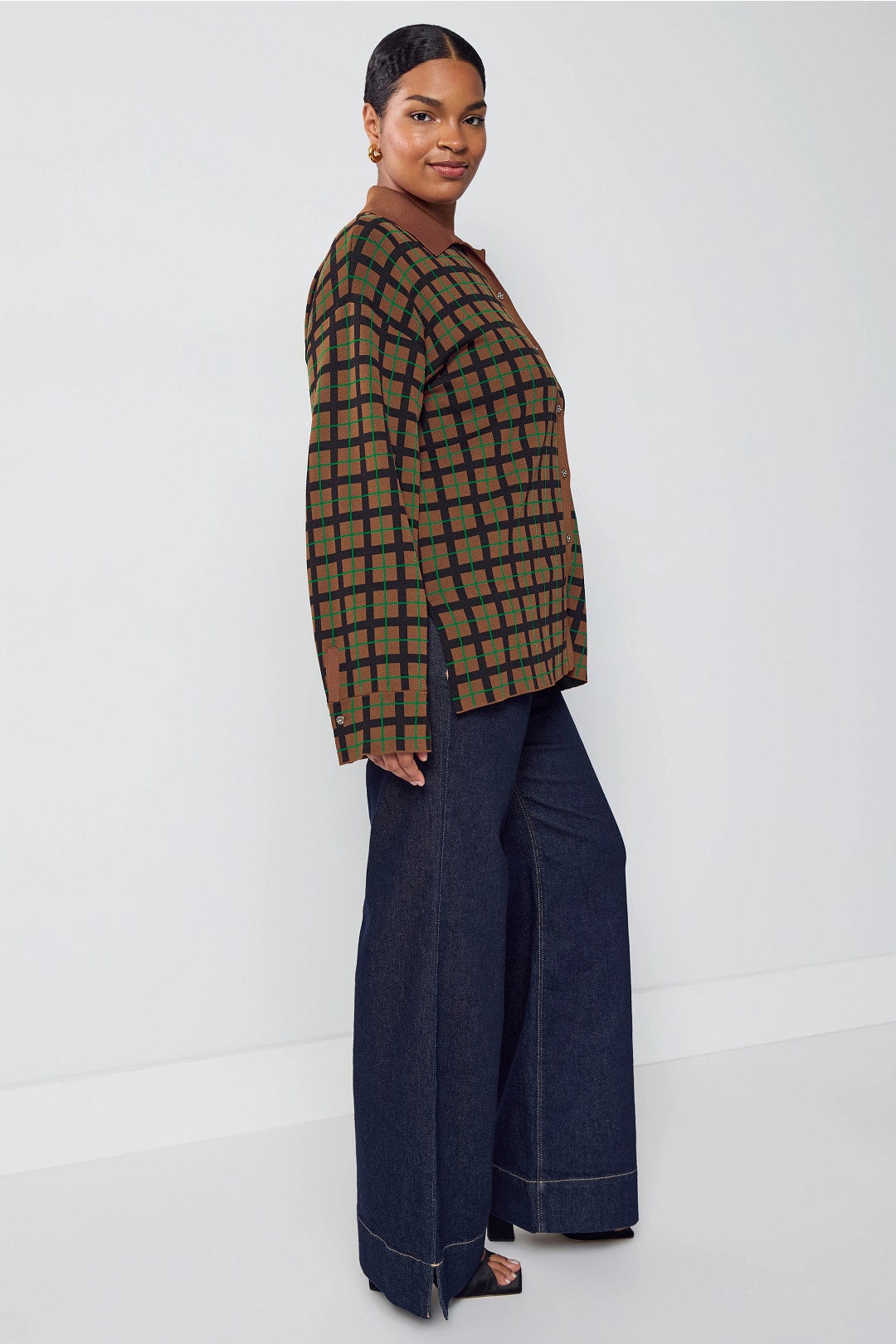 Plaid Blaz Knit Jacket by SIMONMILLER 6