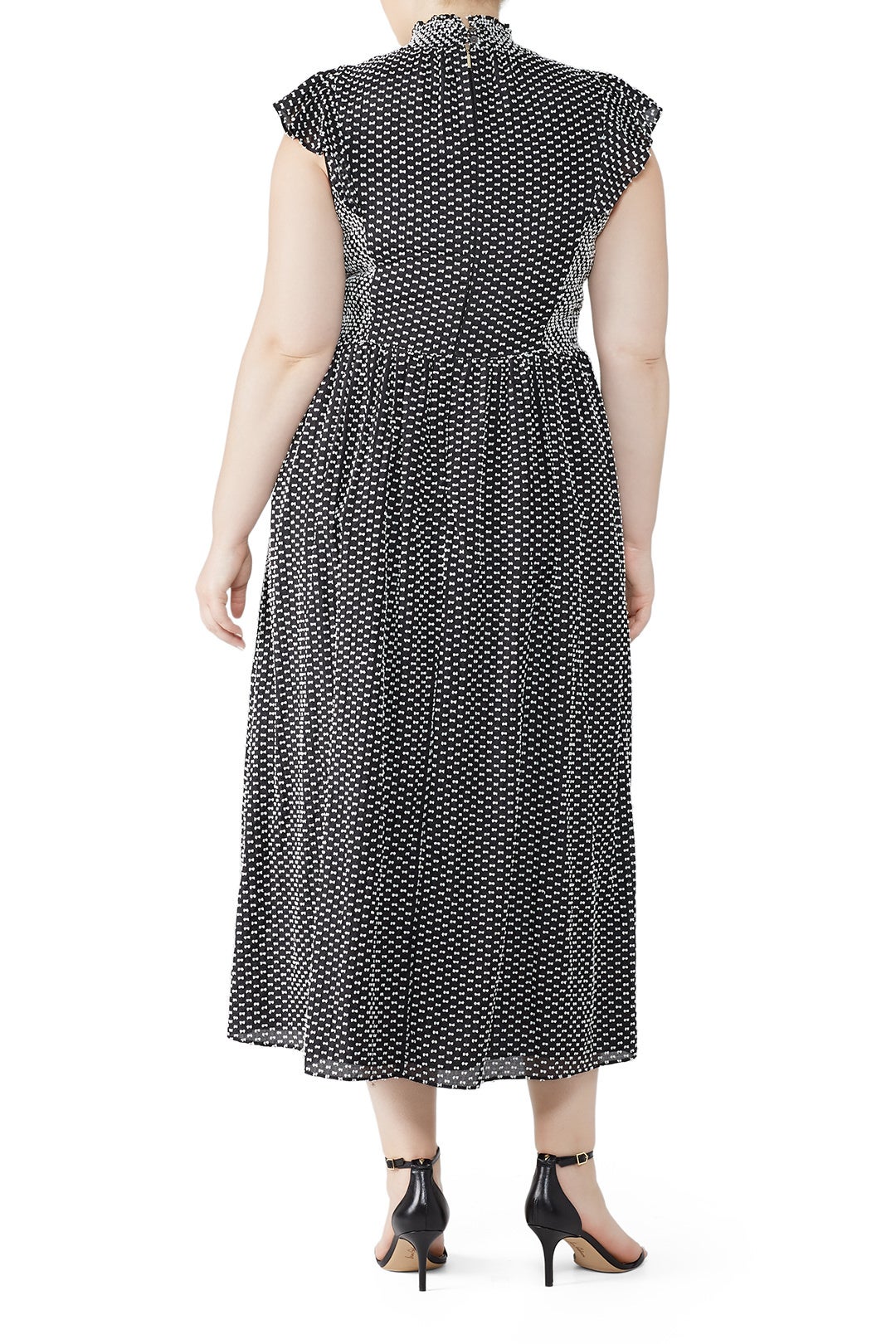 Smocked Clip Midi Dress by kate spade new york 4