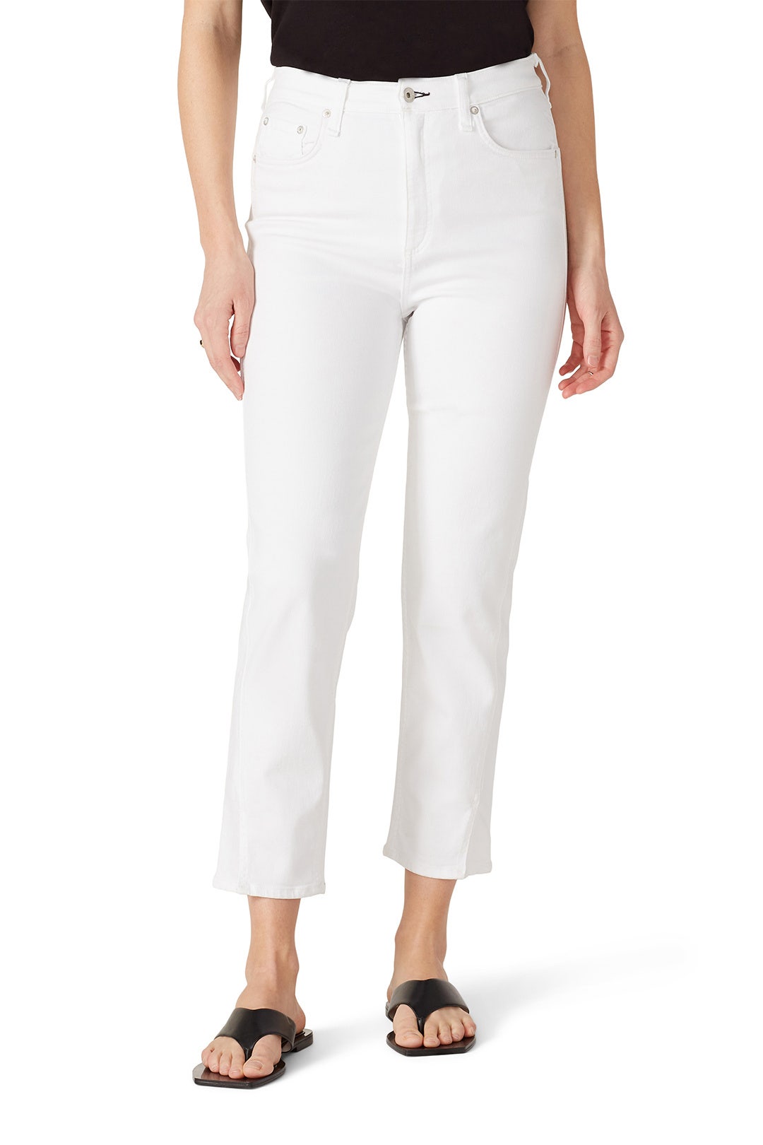 White Nina High Rise Skinny Jeans by rag & bone JEAN 6