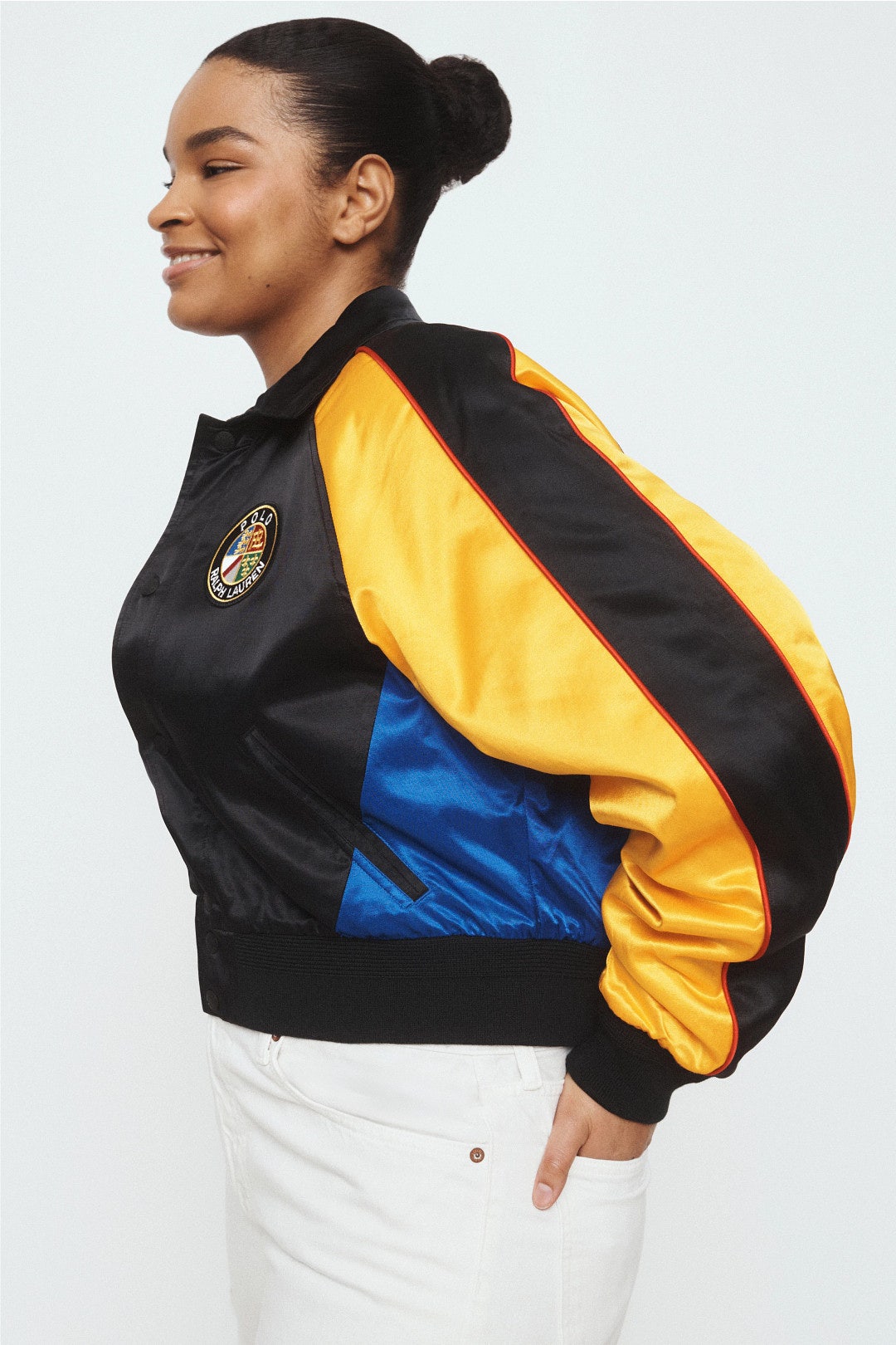 Satin Bomber Jacket by Polo Ralph Lauren 6
