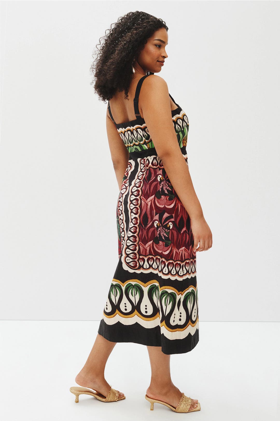 Coconut Tree Flow Scarf Dress by FARM Rio | Rent the Runway