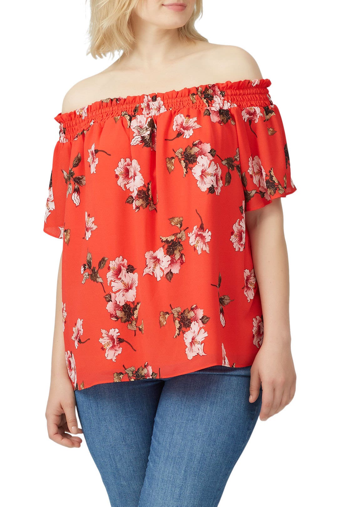 Floral Off Shoulder Top by RACHEL ROY COLLECTION 4