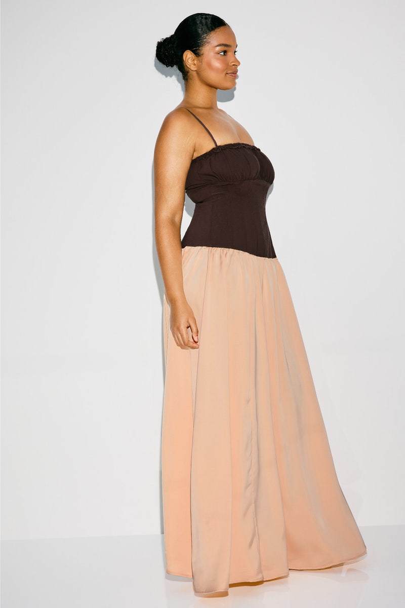 Ruffle Corset Maxi Dress by WEWOREWHAT - Photo 5
