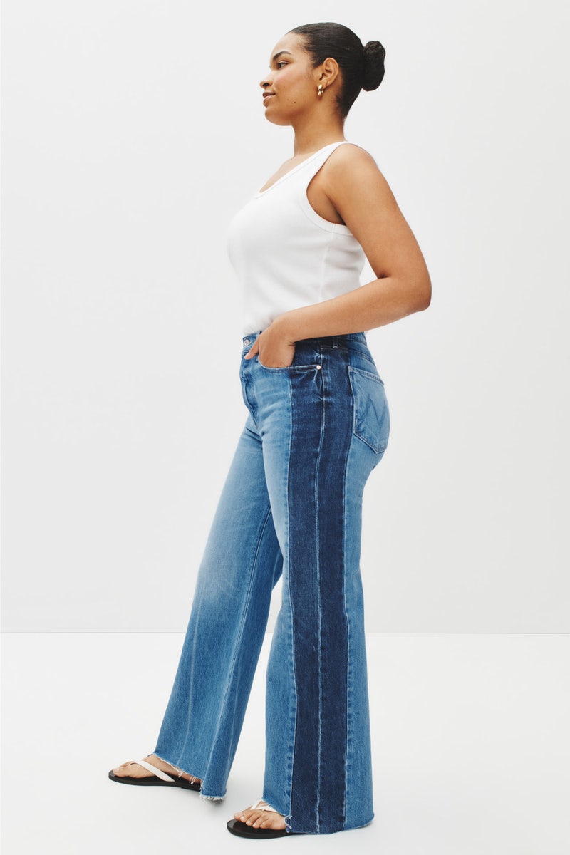 Tux Sidestepper Frayed Jeans by MOTHER - Photo 6