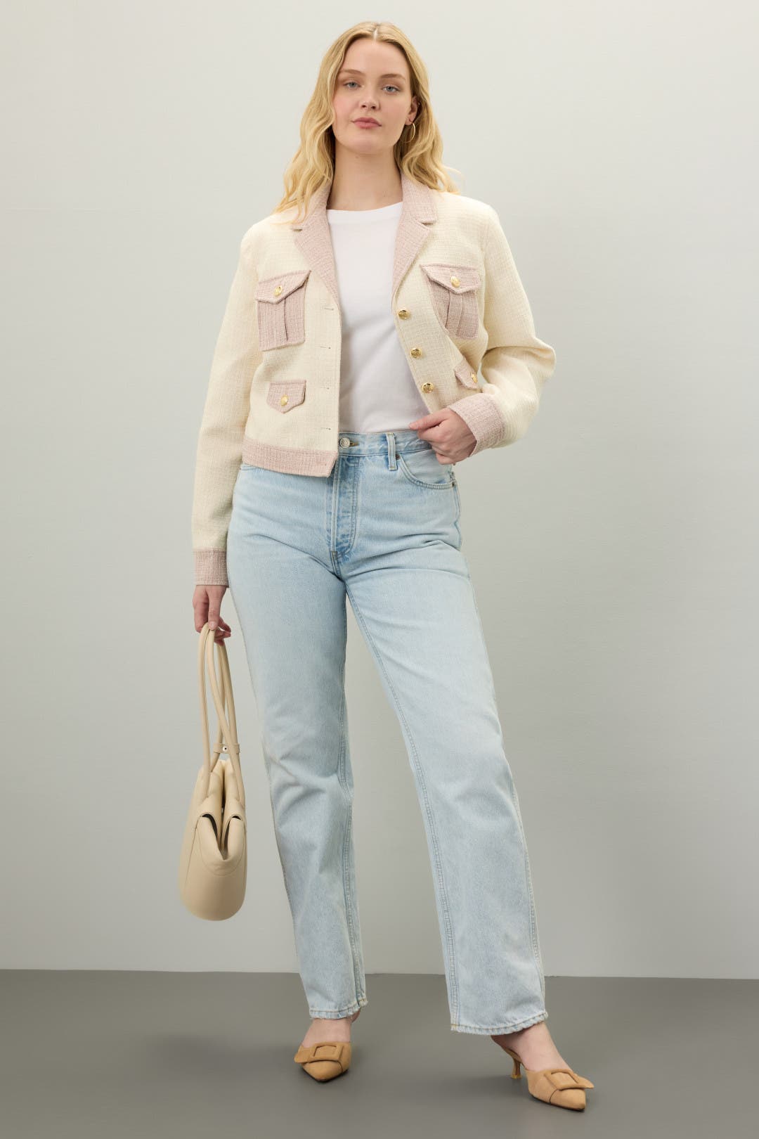 Colorblock Tweed Jacket by Derek Lam 10 Crosby x RTR | Rent the Runway