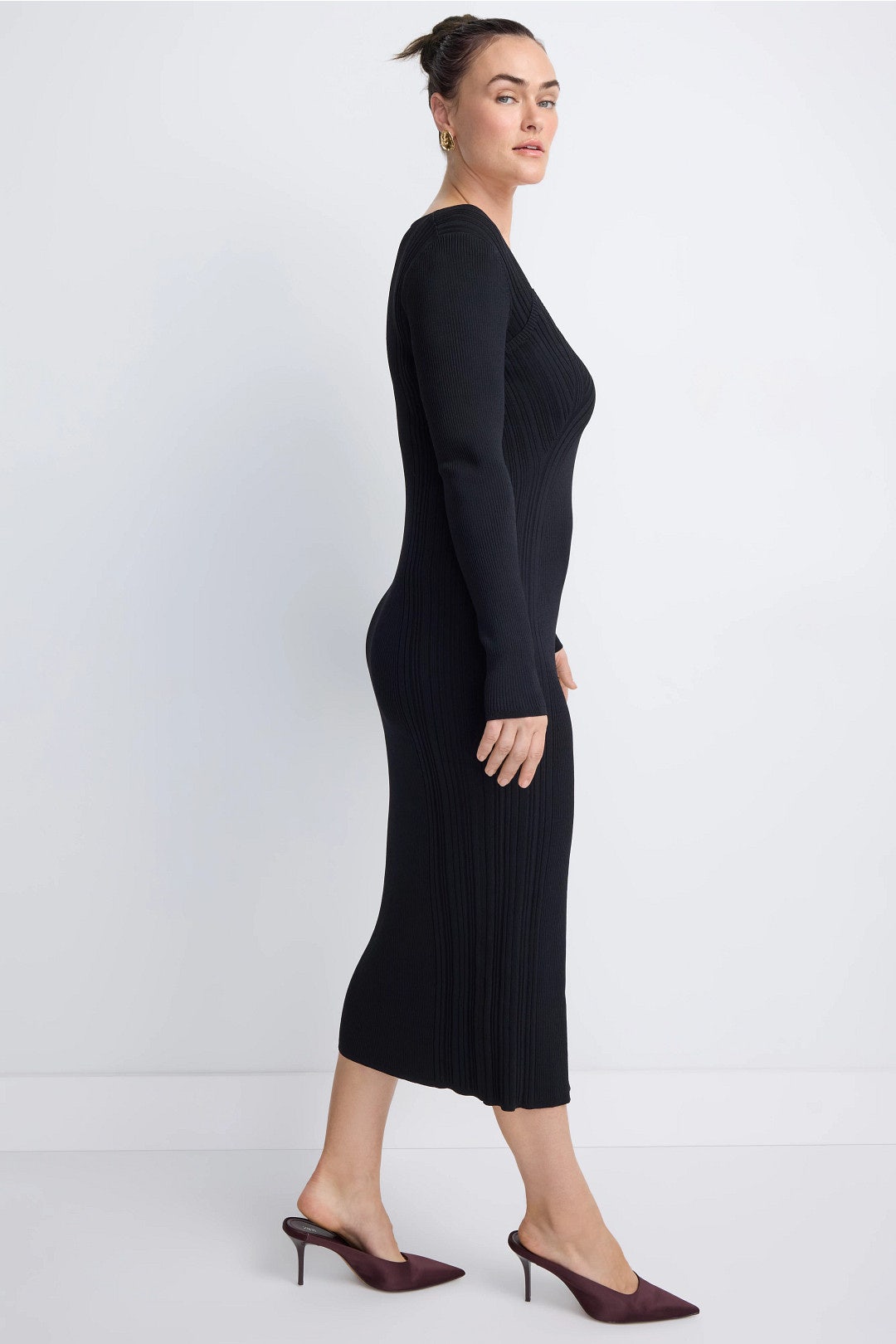 Ribbed Long Sleeve Sweater Sheath by Jason Wu x RTR 6