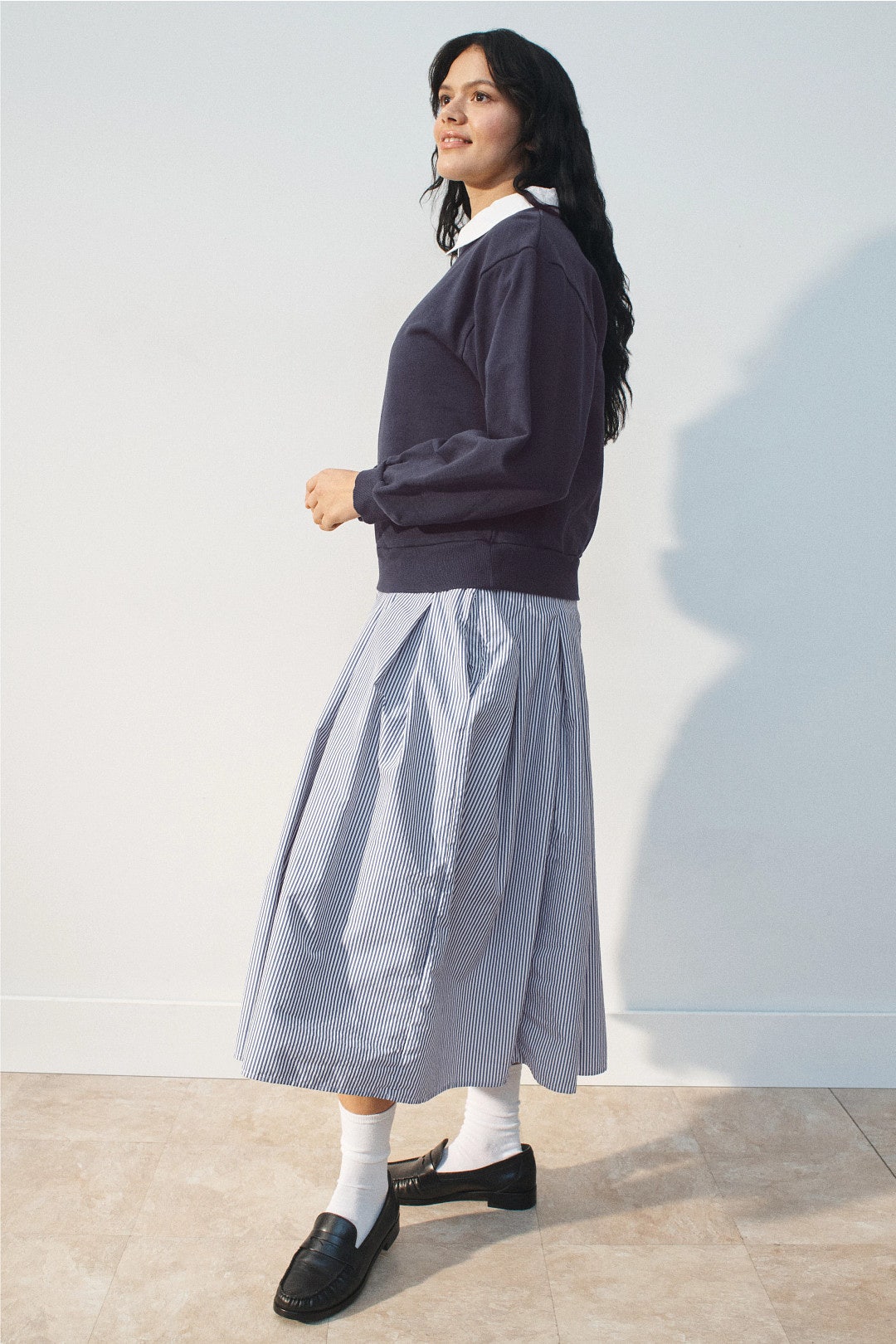 Layered Sweatshirt Midi Dress by Sea NY x RTR 6