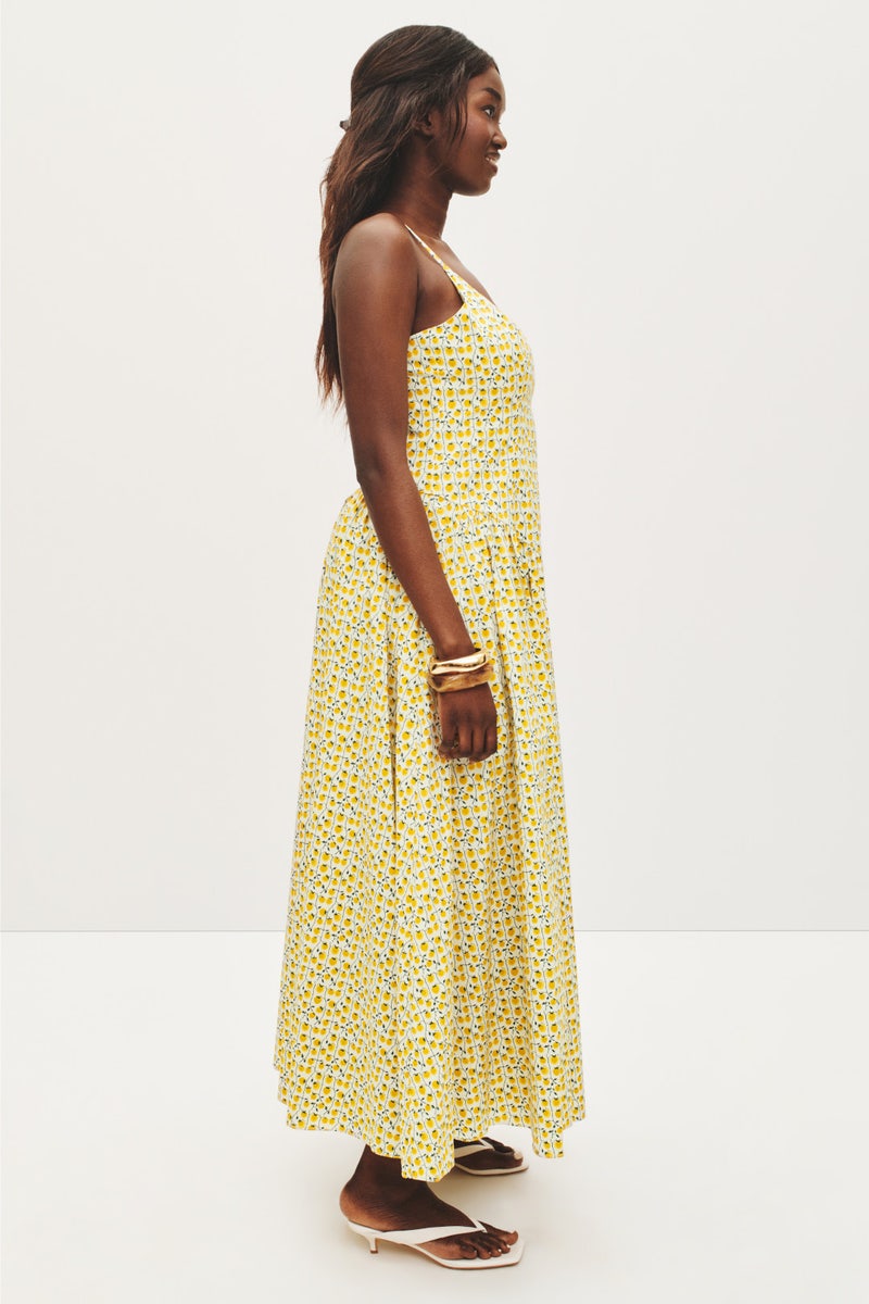 Yellow Dena Dress by Staud - Photo 6
