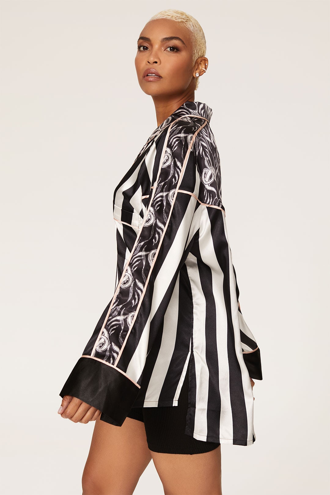 HAHT Striped PJ Shirt by HAH 6