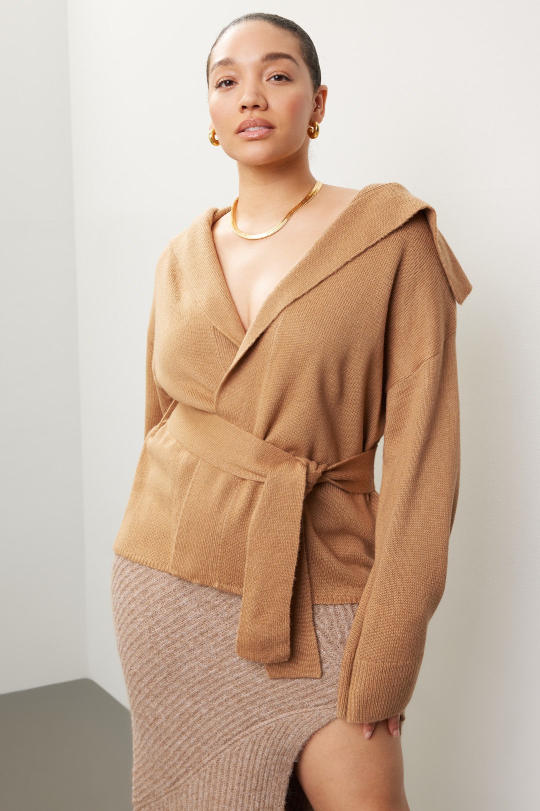Tie Waist Sweater by Marina Moscone x RTR 6