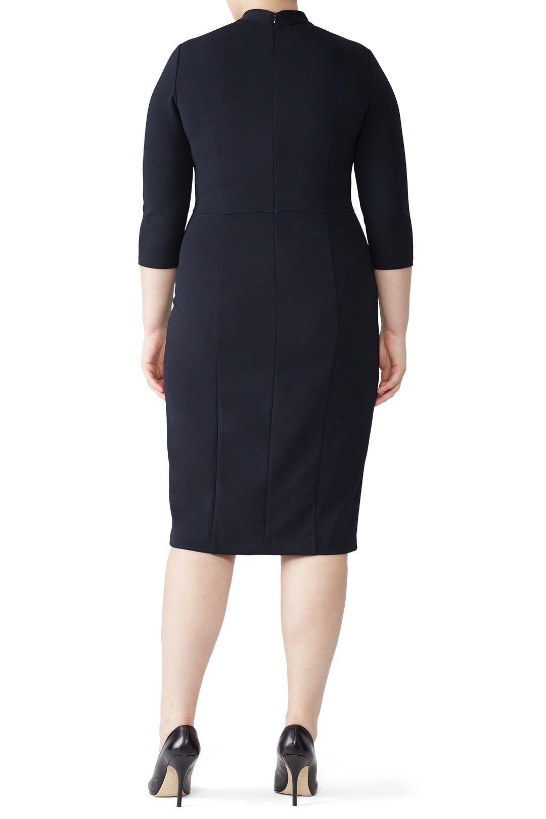 Navy Knot Detail Sheath by Donna Morgan 5