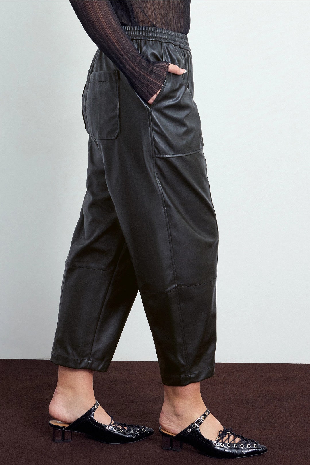 Faux Leather Pull On Trouser by 3.1 Phillip Lim 6