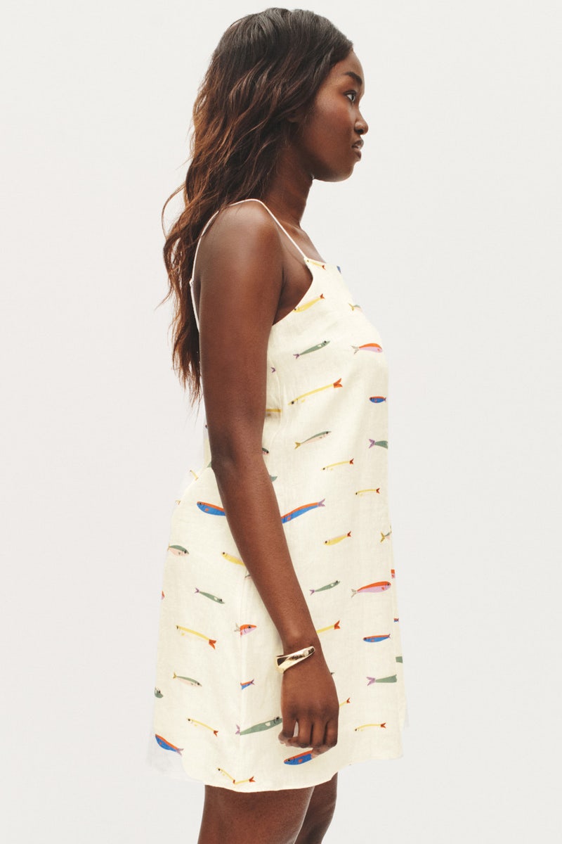 Laura Linen Mini Dress by Staud - Photo 6