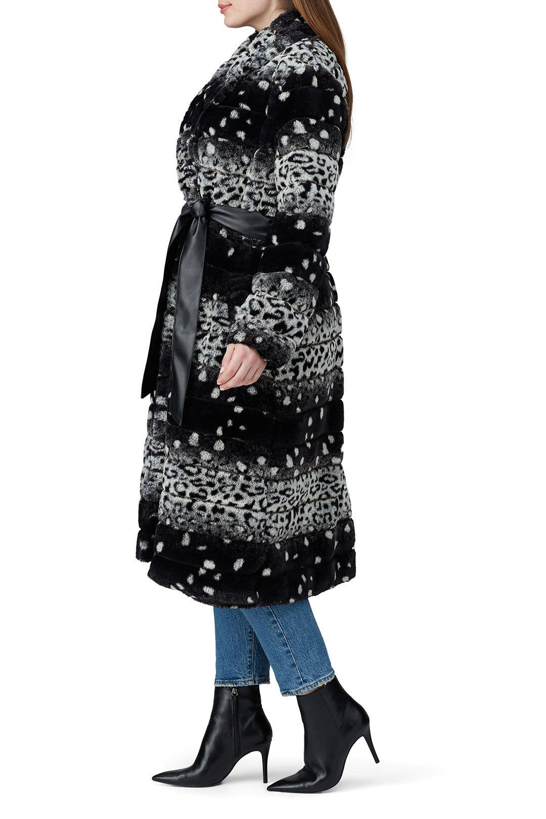 Kat Faux Fur Coat by Hutch 6