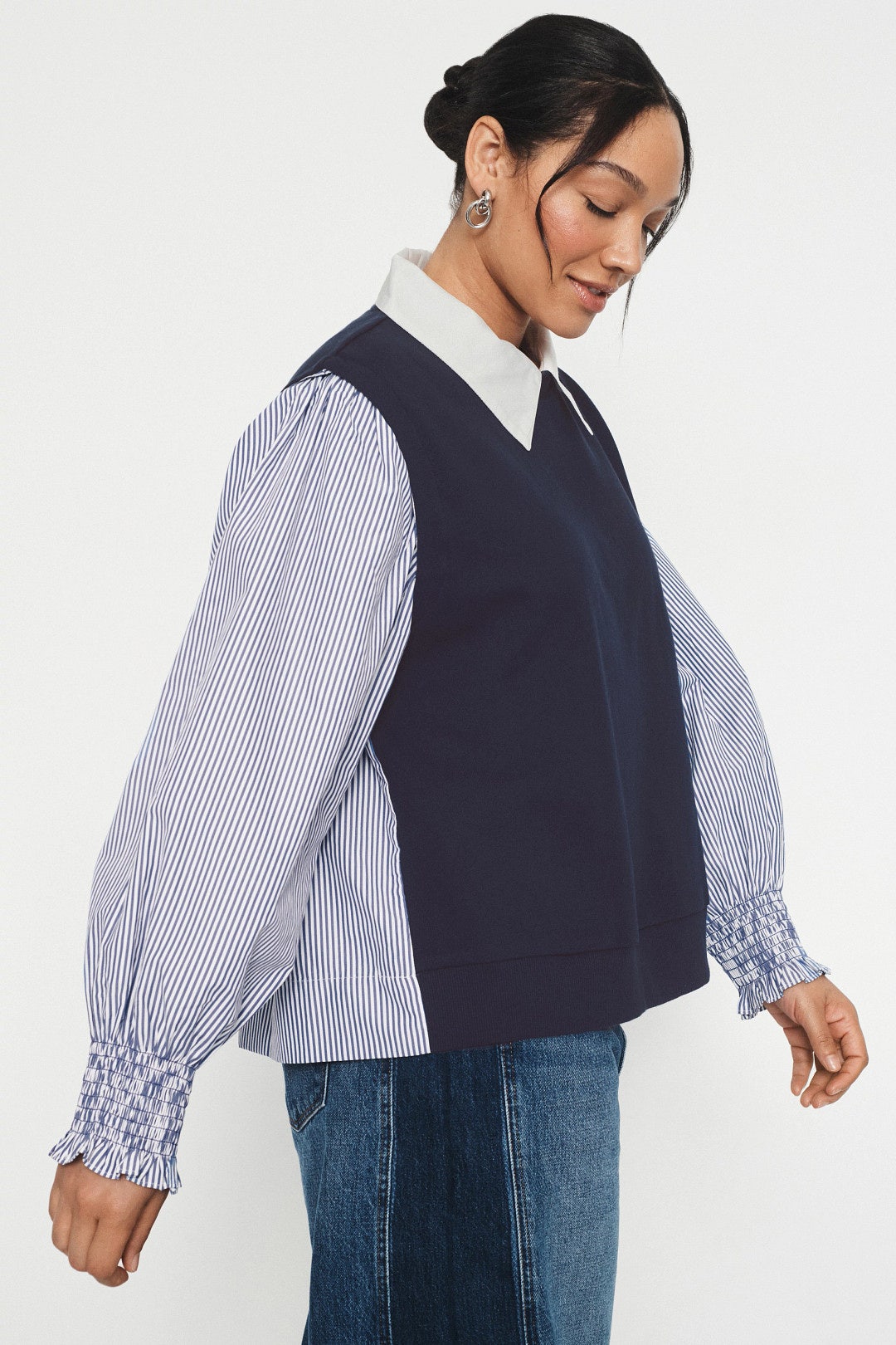 Layered Sweater Vest Top by Sea NY x RTR 6