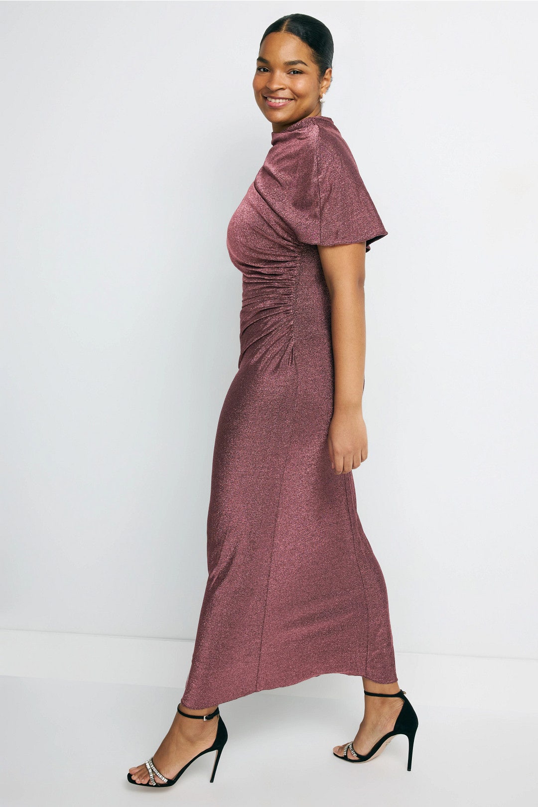 Sparkly Midi Dress by Adrianna 6