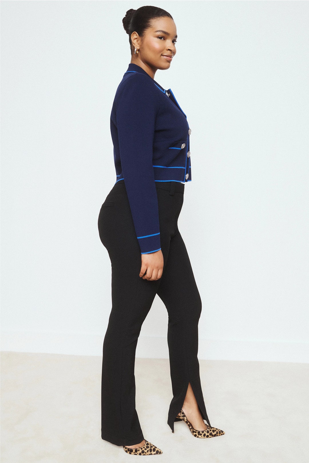 Tala Contrast Trim Cardigan by L'agence 6