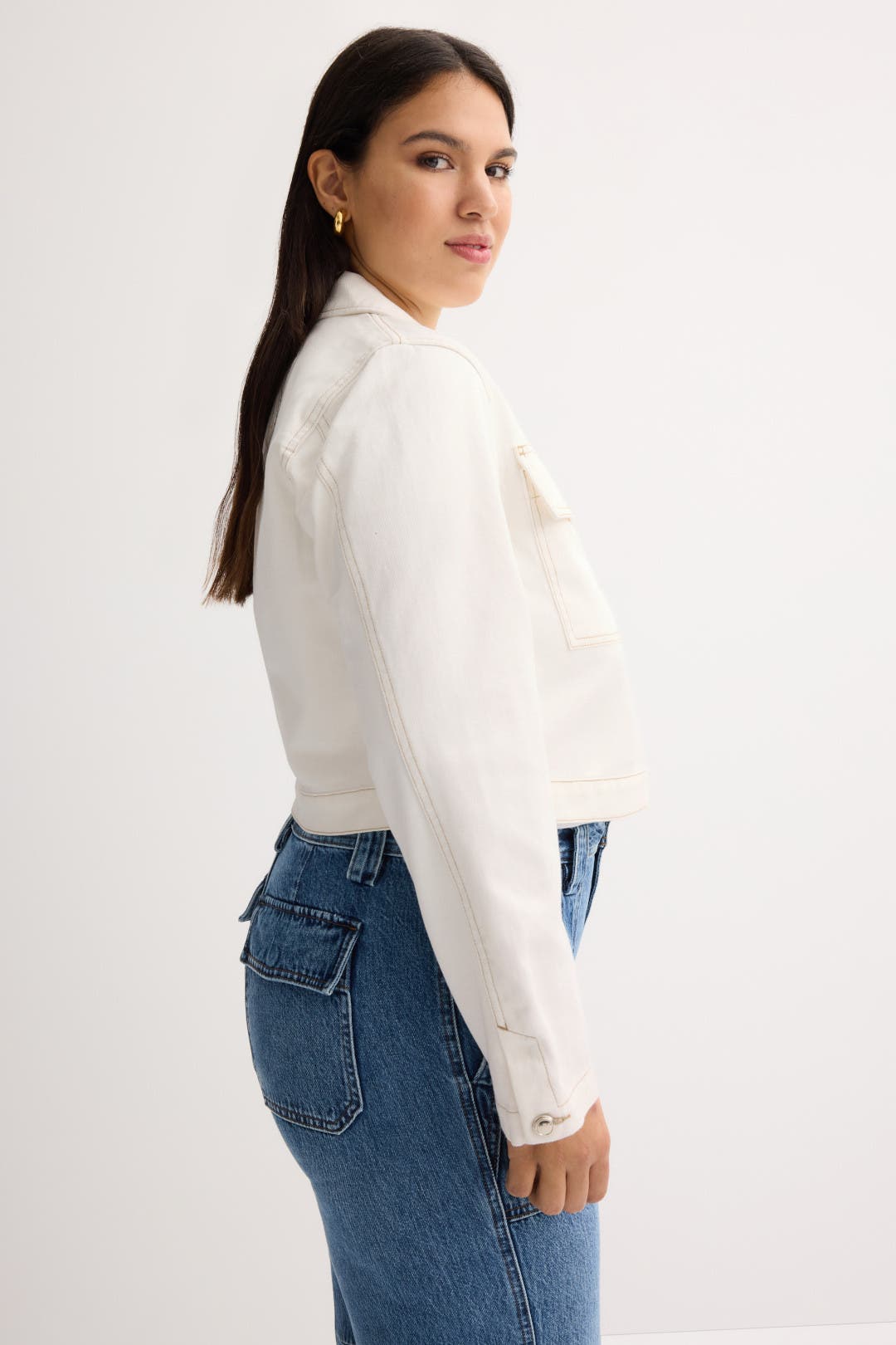 Utility Jacket with Oversized Pockets by Derek Lam 10 Crosby x RTR