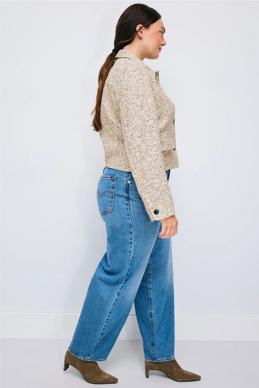 Tweed Shirt Collar Jacket by Madewell 6