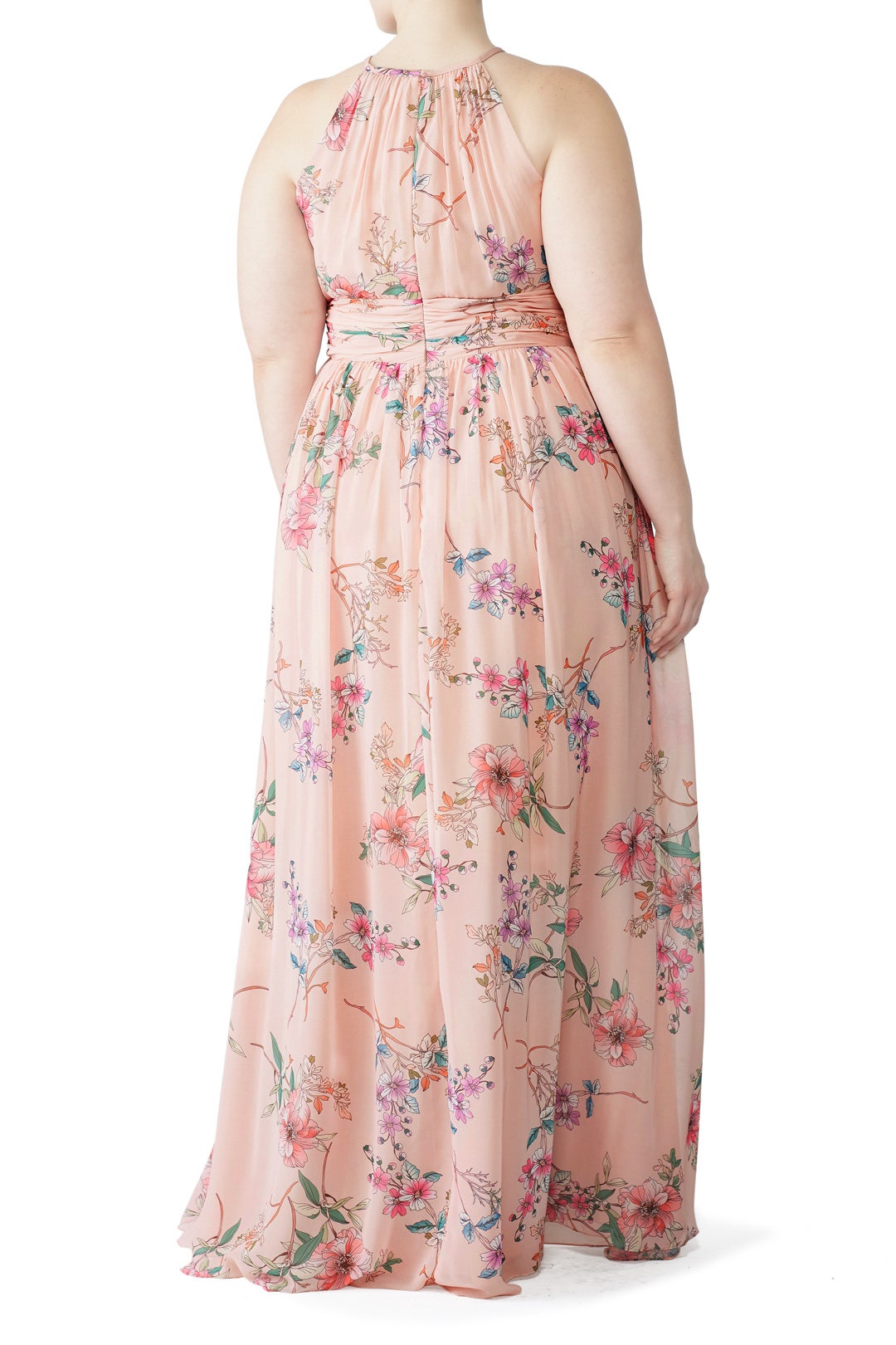 Floral Daniela Gown by Monique Lhuillier Bridesmaid 5