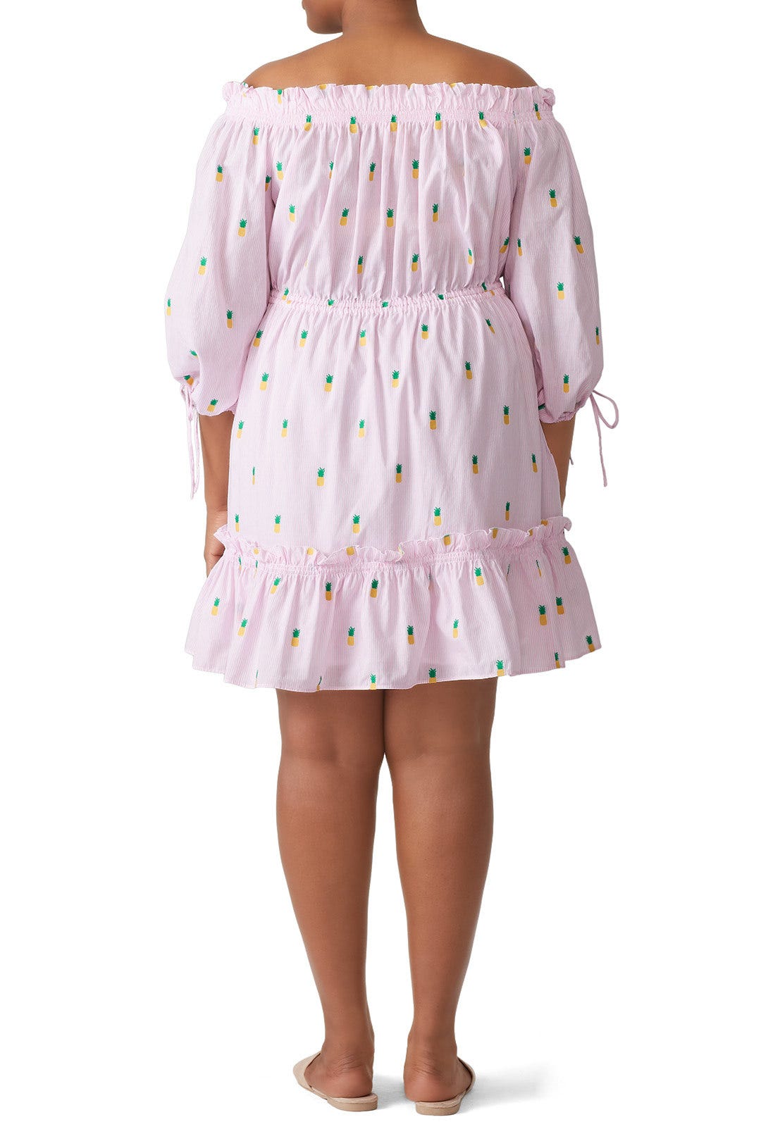 Pineapple Off Shoulder Dress by kate spade new york 5