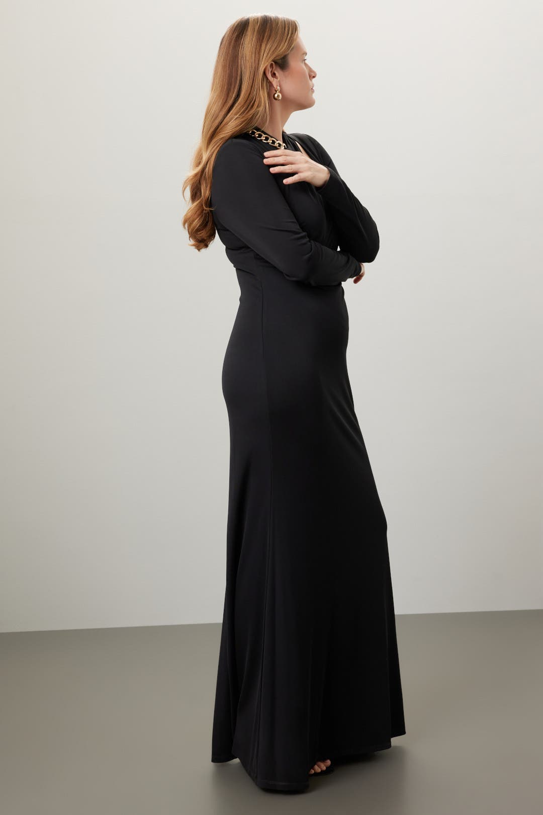 【送料&関税込】Ralph Lauren Jersey Long Dress Amazon.com: Lauren Ralph Lauren Twist-Front Foil Print