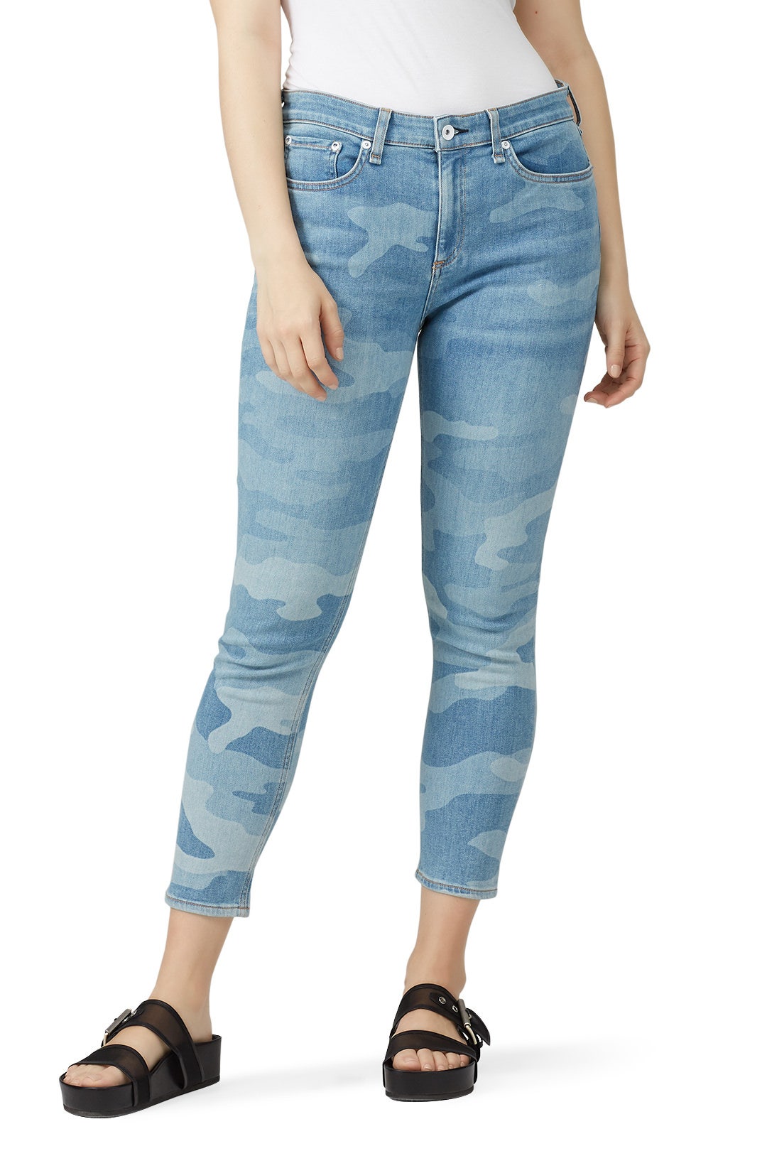 Cate Mid Rise Ankle Skinny Jeans by rag & bone JEAN 4