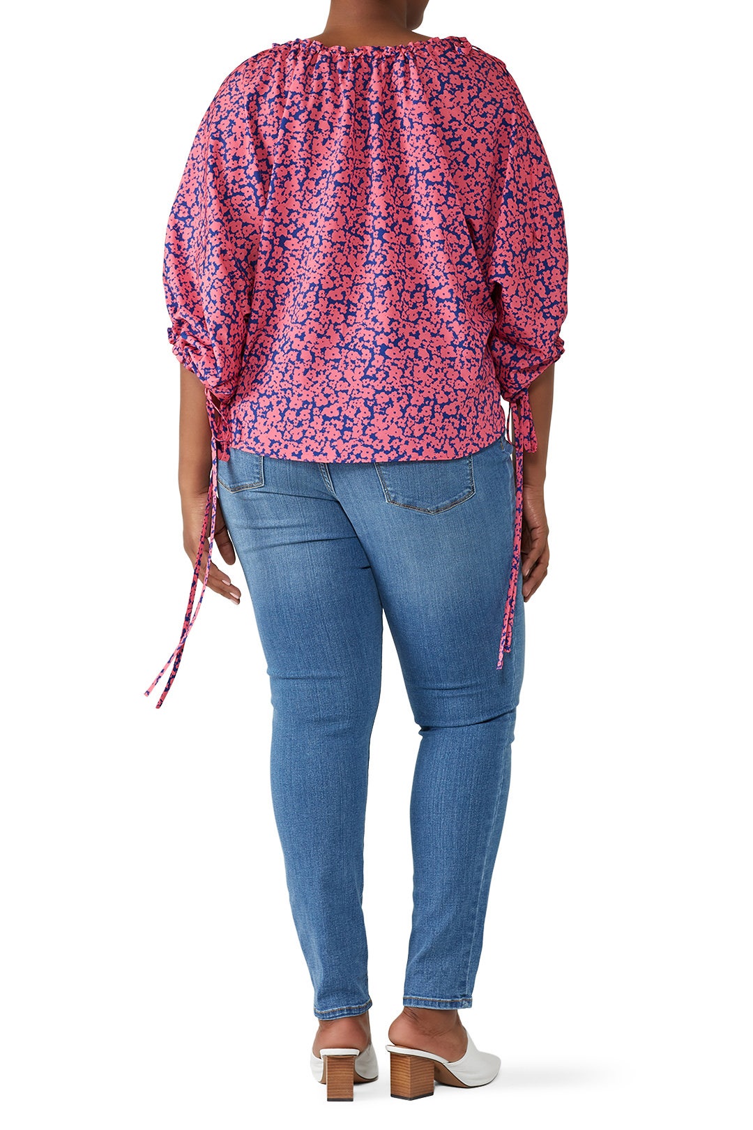 Pink Drawstring Balloon Blouse by Derek Lam 10 Crosby x RTR 4