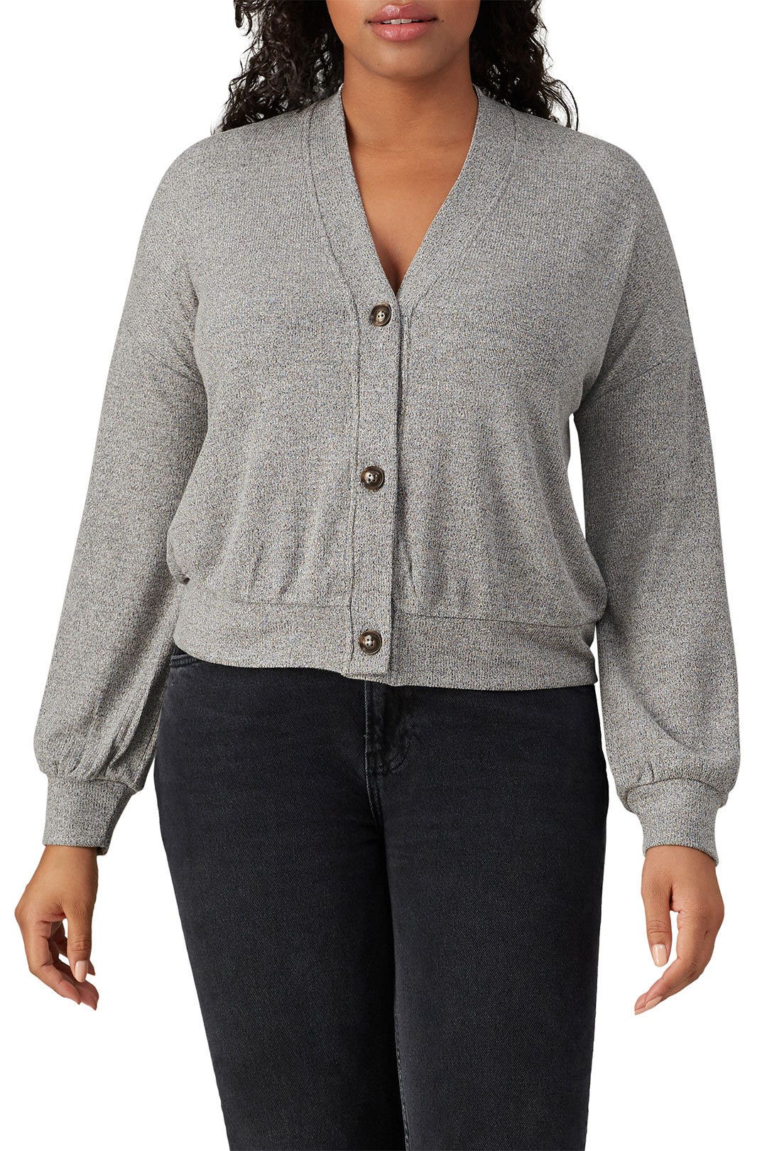 Grey Nia Cardigan by B Collection by Bobeau 6