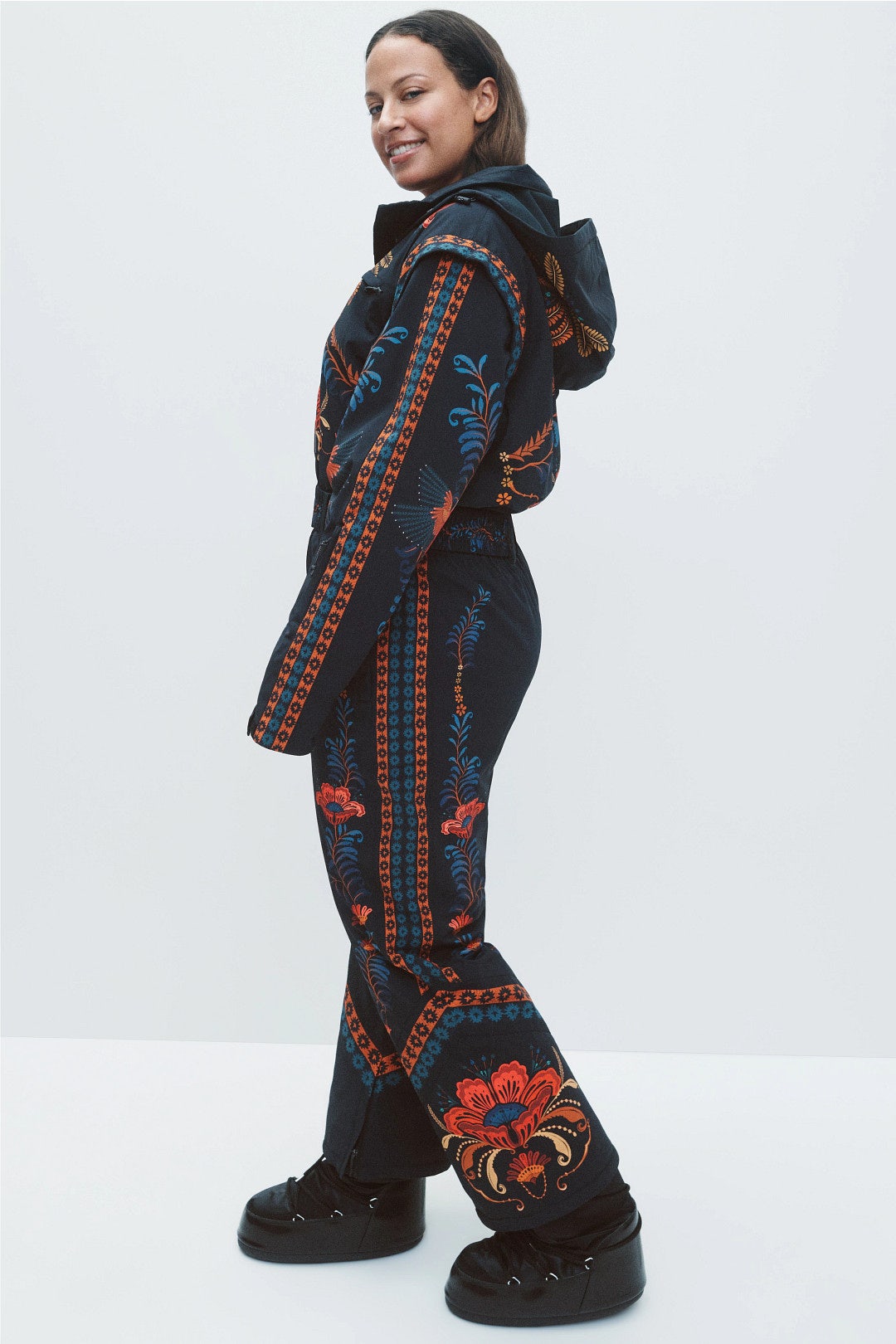 Black Macaw Ski Jumpsuit by FARM Rio 6