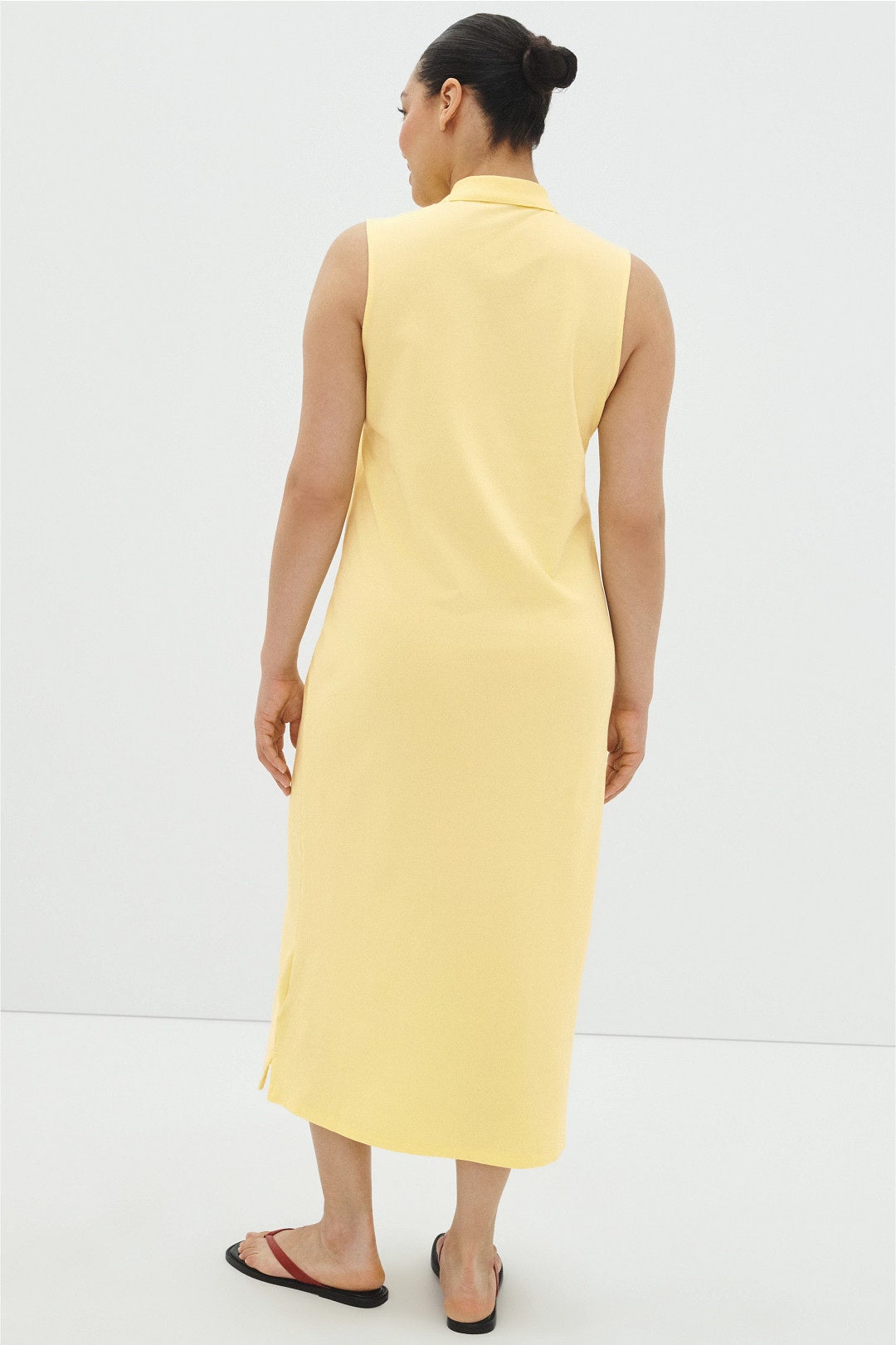 ralph lauren stretch cotton midi dress Lauren Ralph Lauren rib-knit Stretch Cotton Midi Dress | Blue