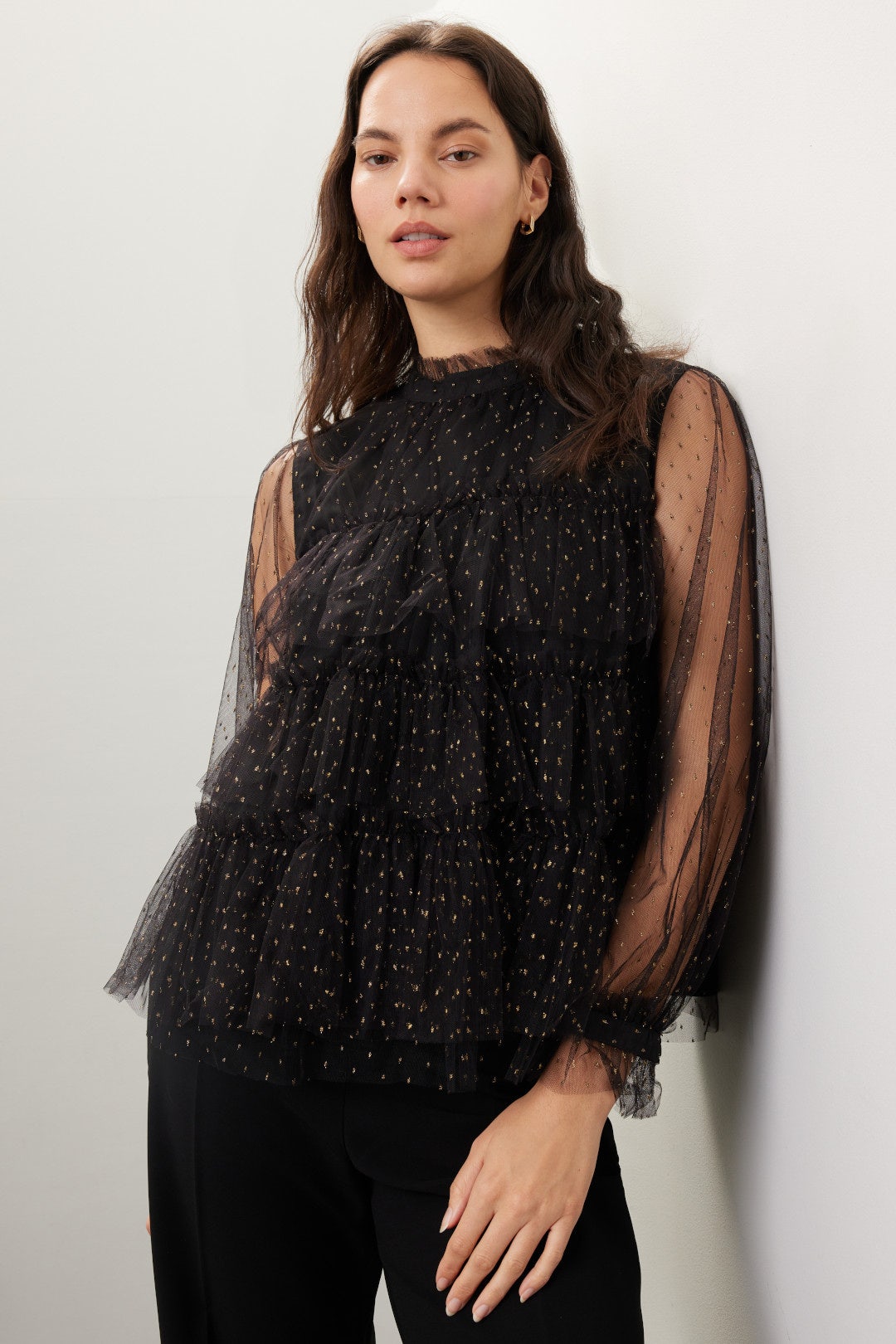Sheer Ruffle Top by Adam Lippes x RTR 6