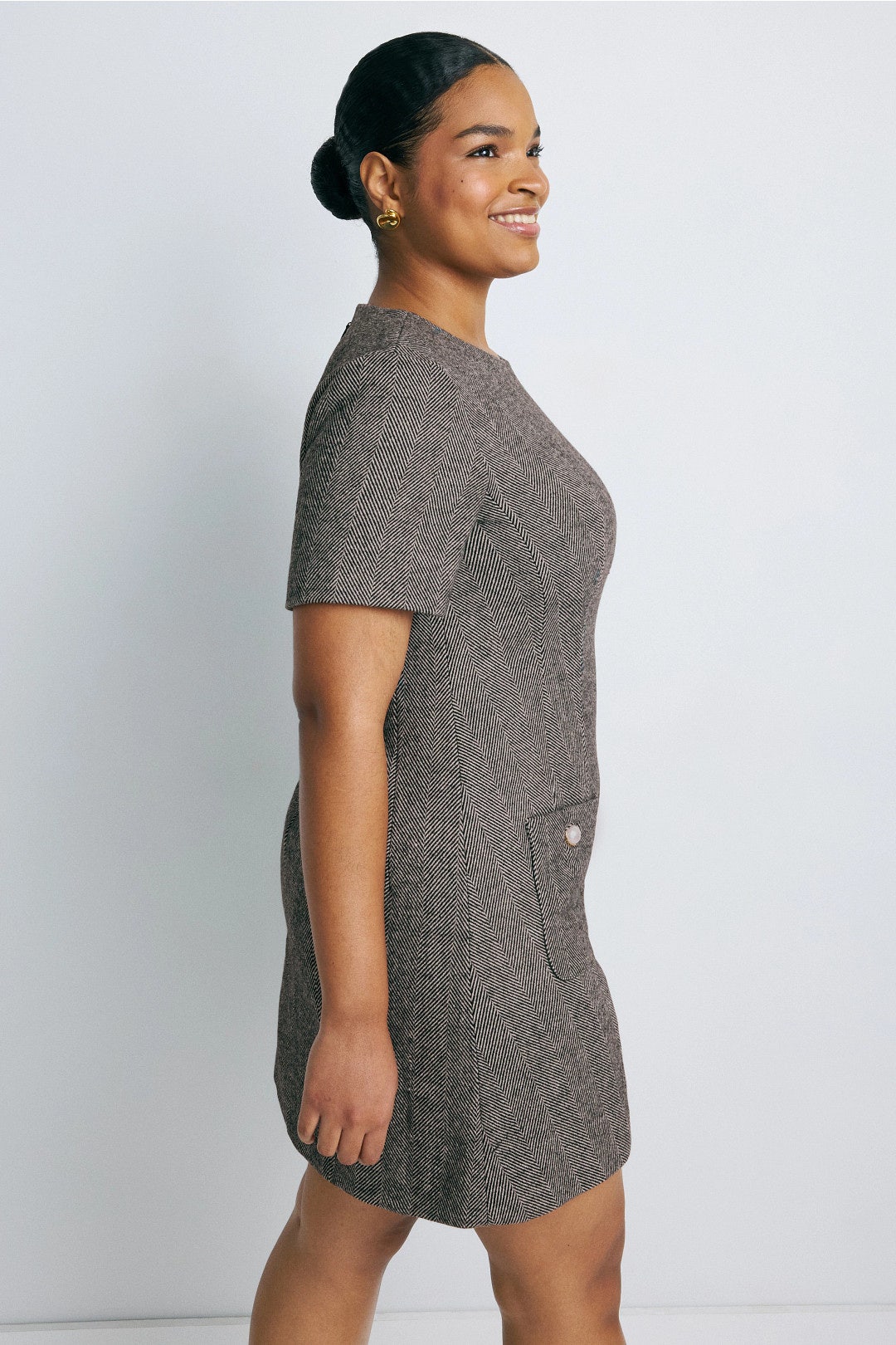 Herringbone Mini Dress by Adam Lippes x RTR 6