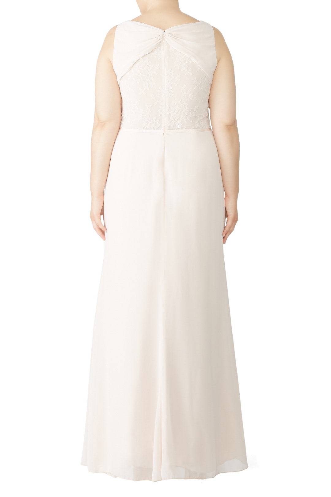 Blush Rebecca Gown by Monique Lhuillier Bridesmaid 5
