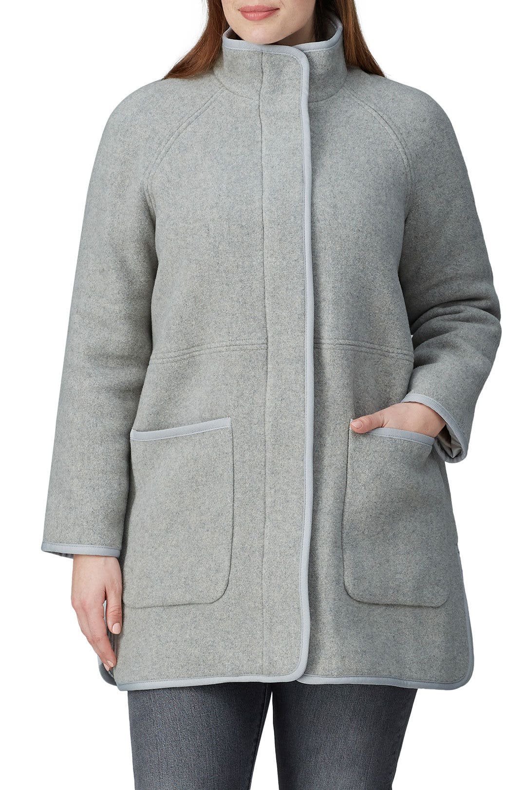 Grey Estate Cocoon Coat by Madewell 6