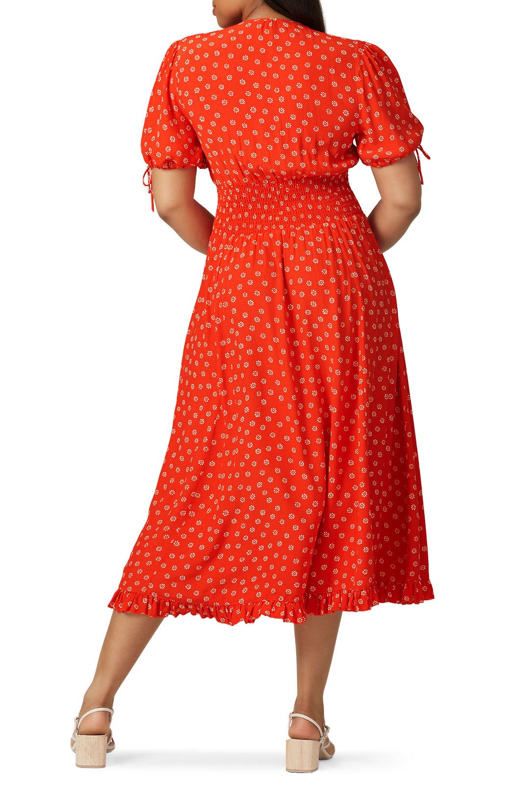Orange Olivia Dress by Cleobella 4