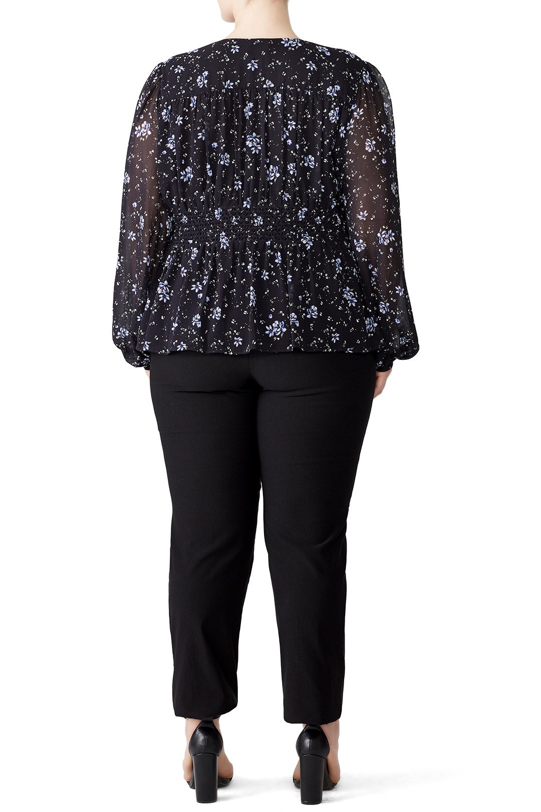 Ditsi Print Smocked Blouse by Nicholas 5