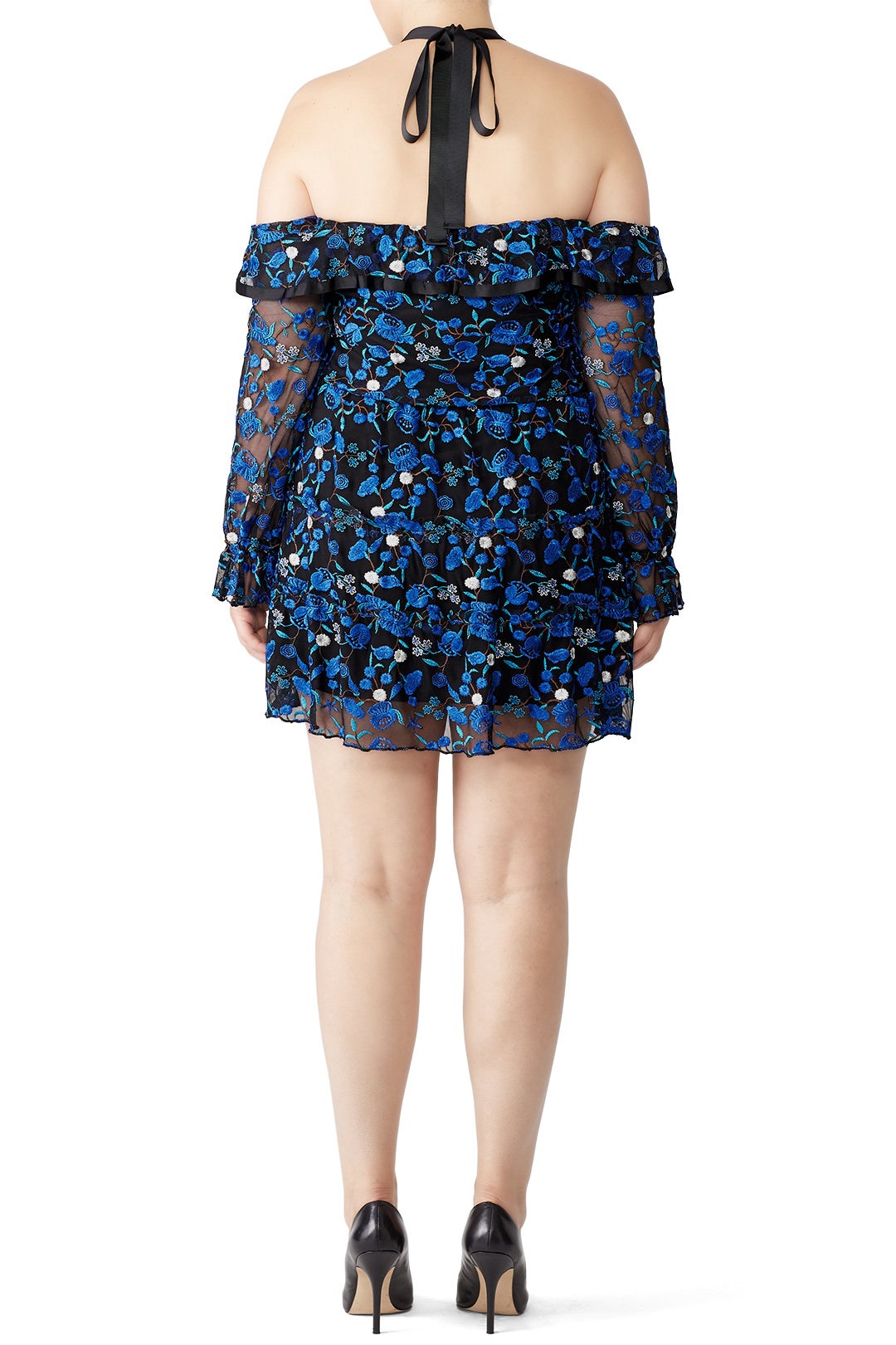 Royal Floral Dress by Alexia Admor 5