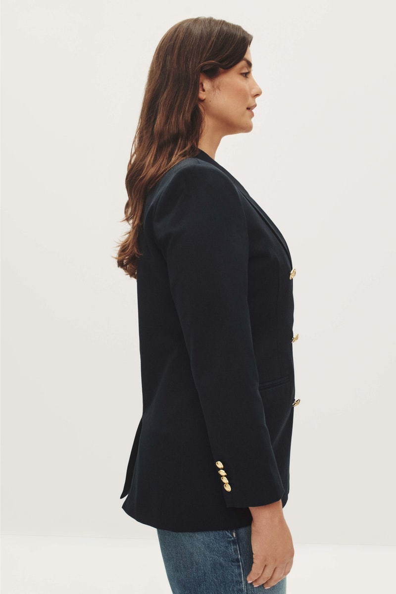 Navy Walter Blazer by Derek Lam 10 Crosby - Photo 6