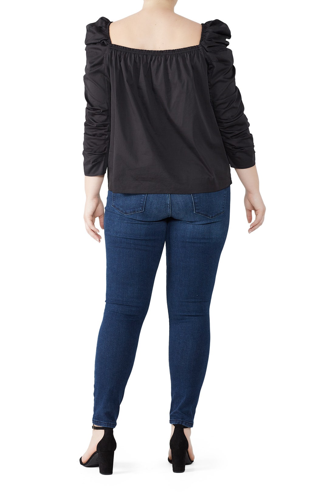 Poplin Square Neck Blouse by kate spade new york 4