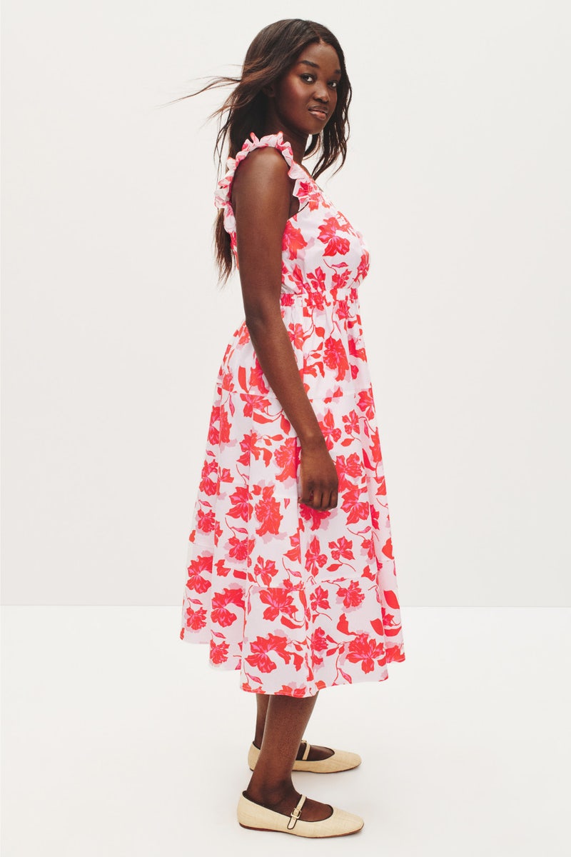 Flutter Sleeve Midi Dress by Peter Som x RTR - Photo 6