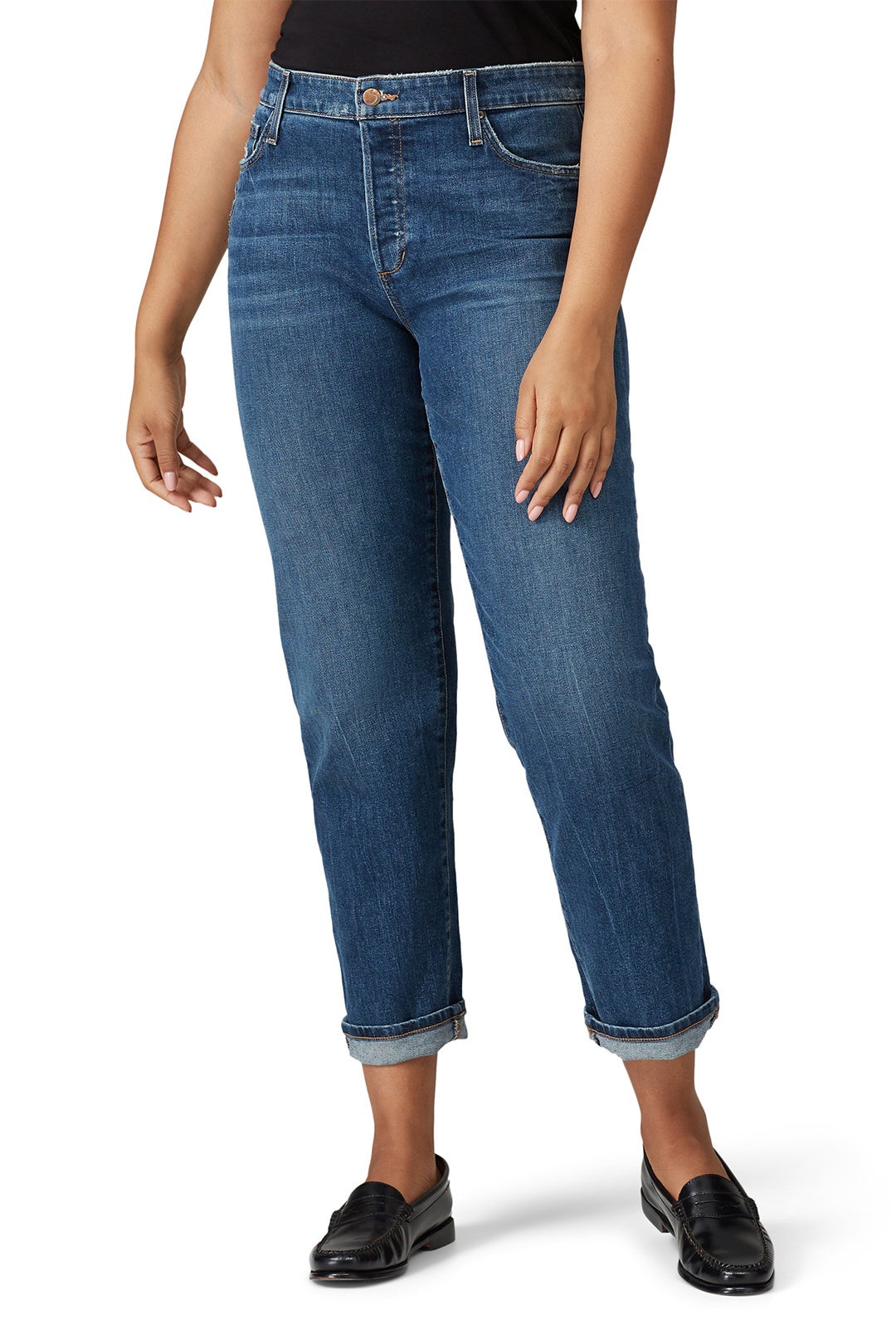 The Niki Boyfriend Turn Up Cuff Jeans by Joe's Jeans 6