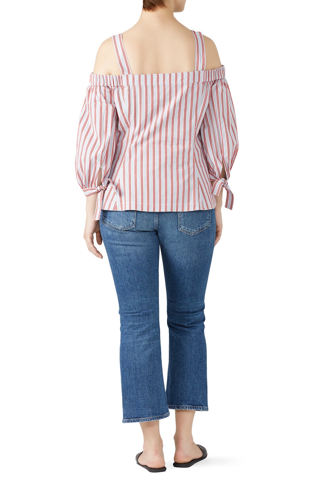Buttoned Bell Sleeve Top by Derek Lam 10 Crosby 4