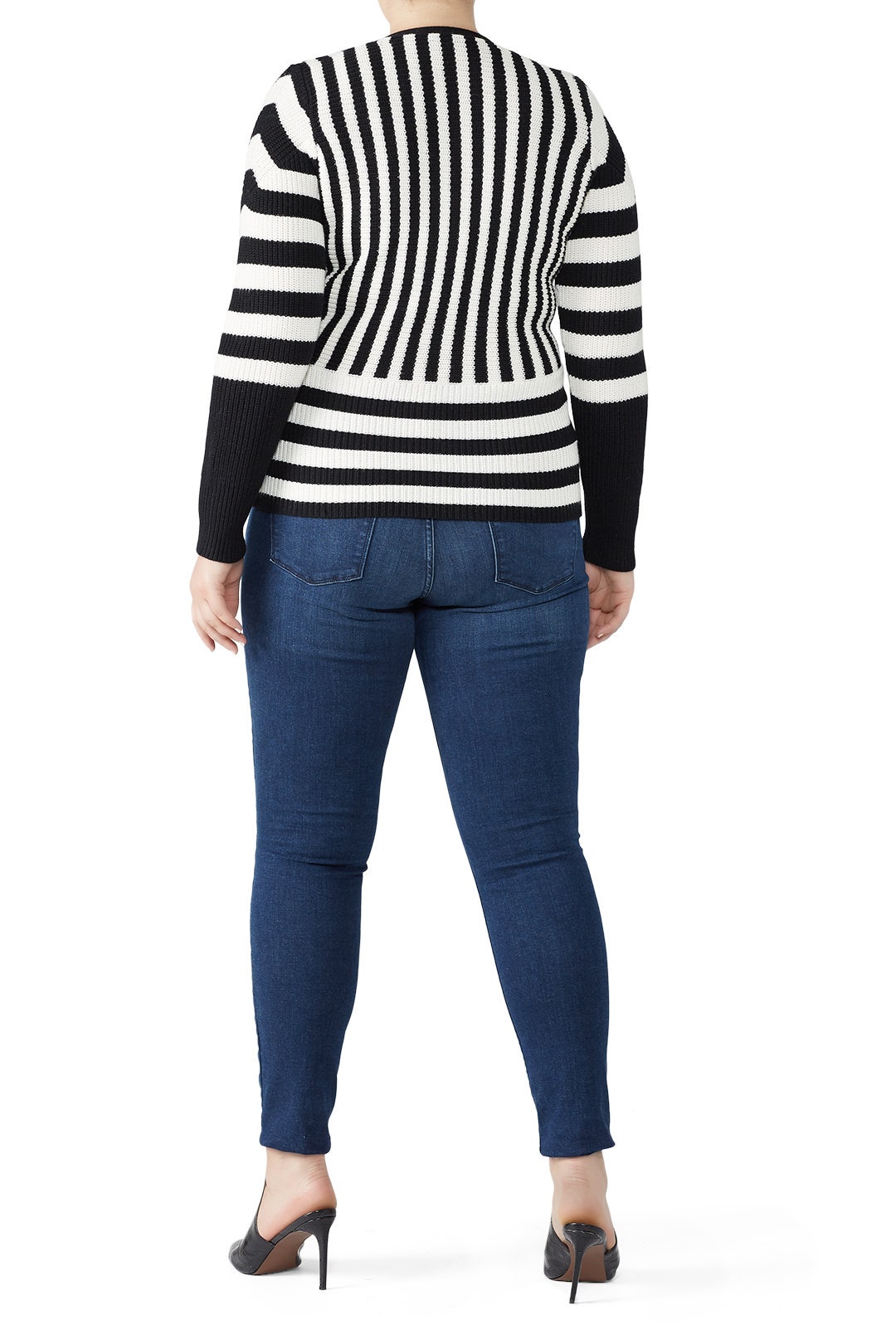 Striped Crossover Sweater by Tome 5