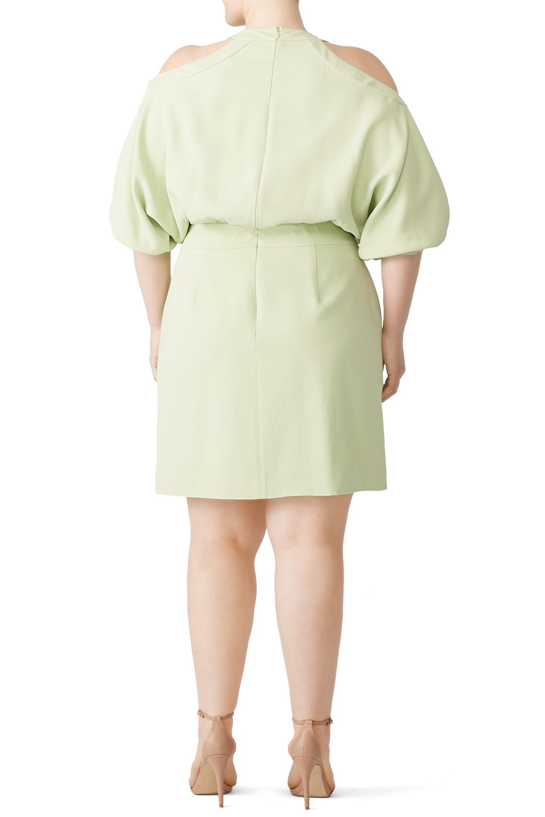 Mint Cold Shoulder Dress by Genny 5